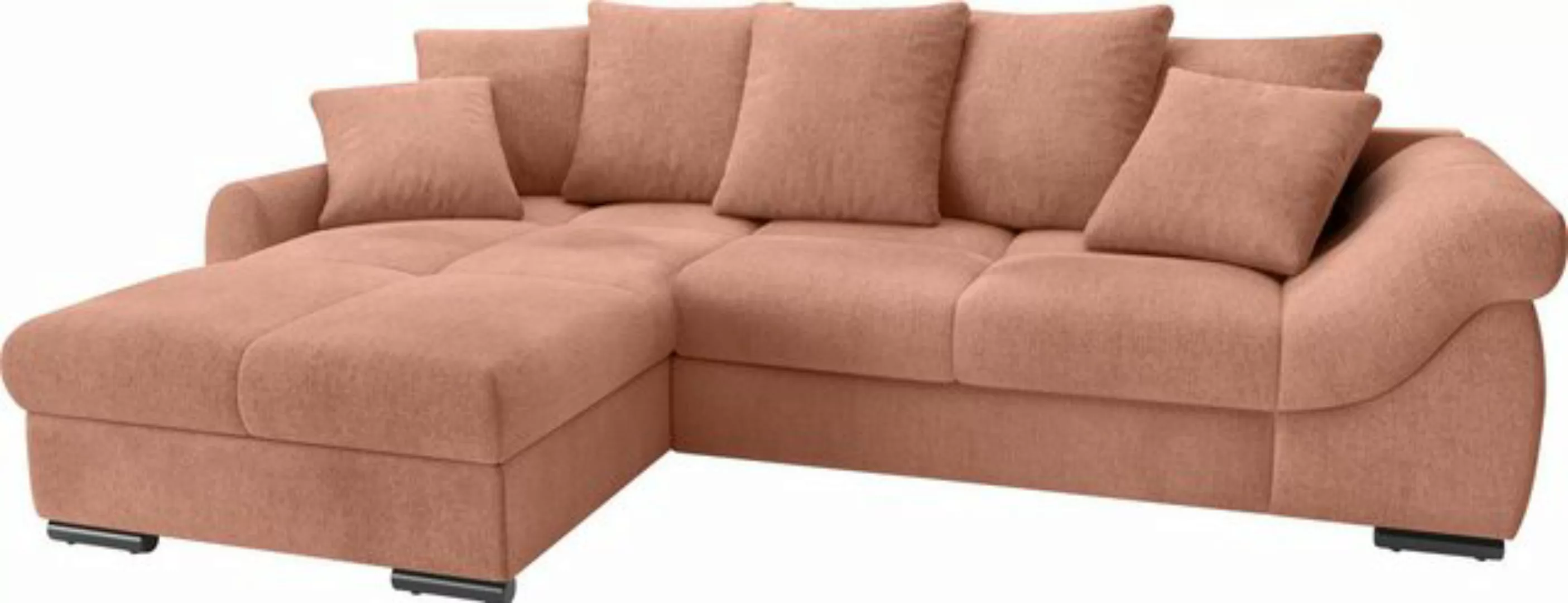 INOSIGN Ecksofa "Livorno DuraFlex", inkl. Hochschläfer-Bettauszug, XL-Bettk günstig online kaufen