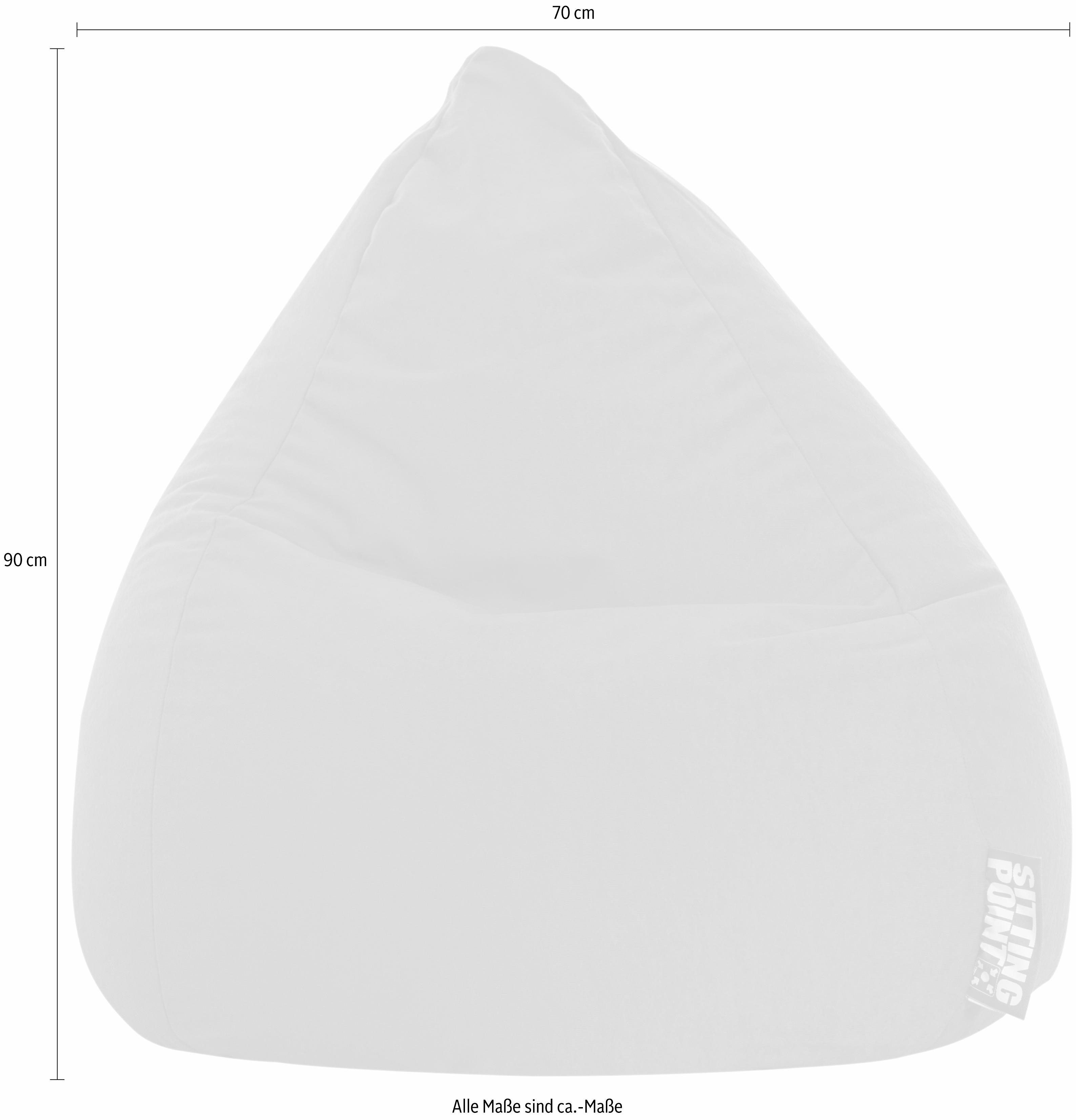 Sitting Point Sitzsack Easy 120 l Tomate günstig online kaufen
