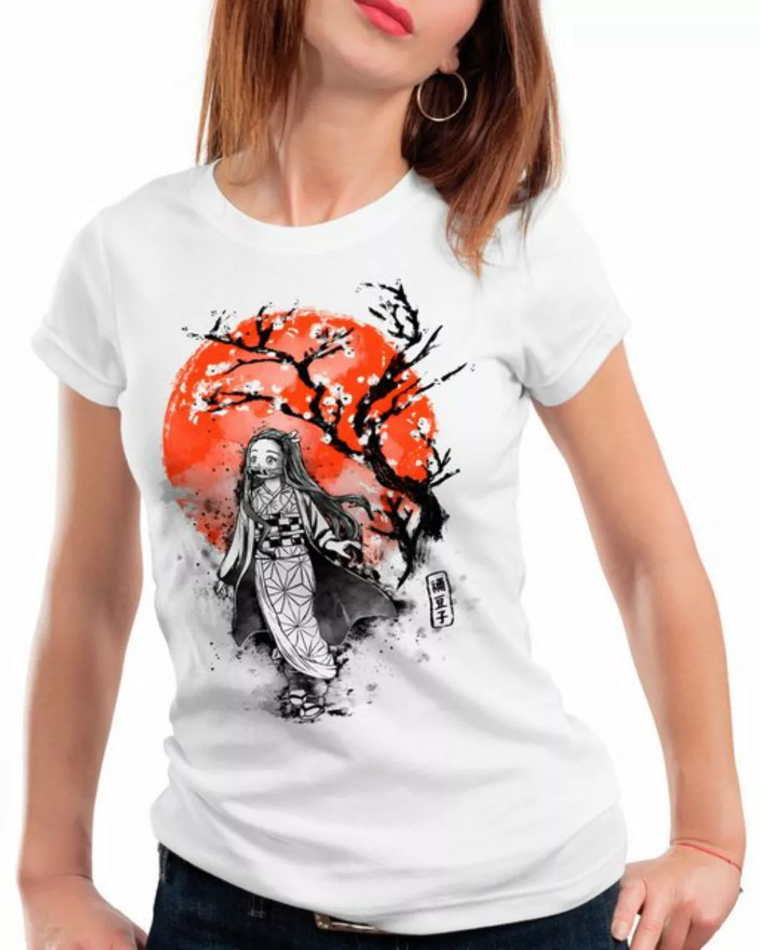 style3 T-Shirt Inked Sister demon slayer anime japan manga cosplay günstig online kaufen