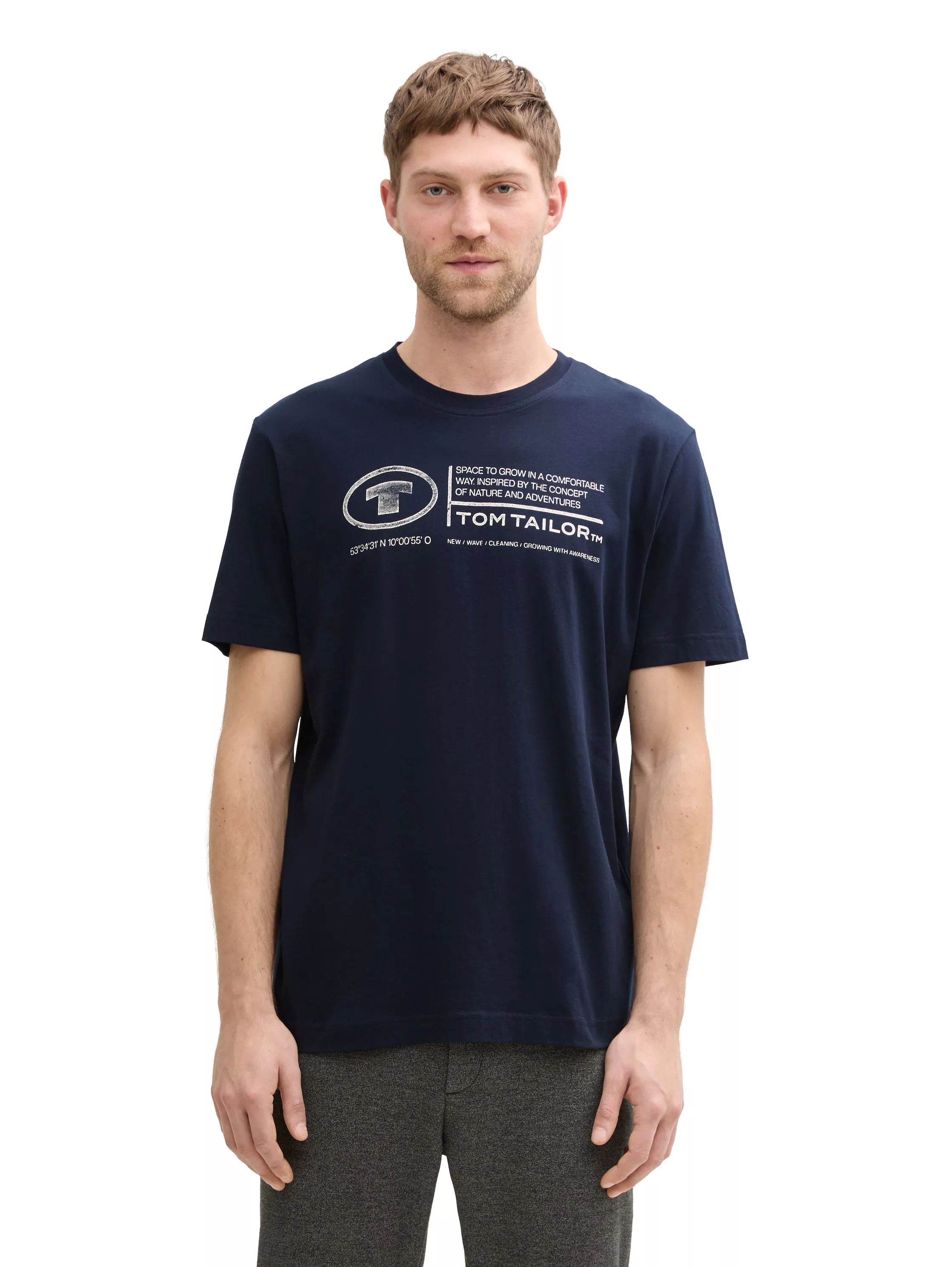 TOM TAILOR T-Shirt, mit Logo Print günstig online kaufen