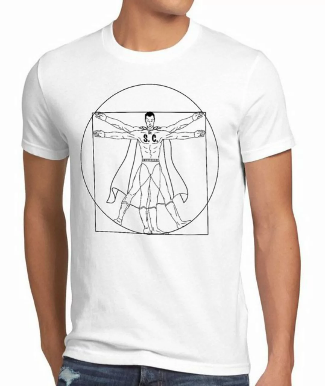 style3 Print-Shirt Herren T-Shirt Sheldon theory Da Vinci Cooper big bang V günstig online kaufen