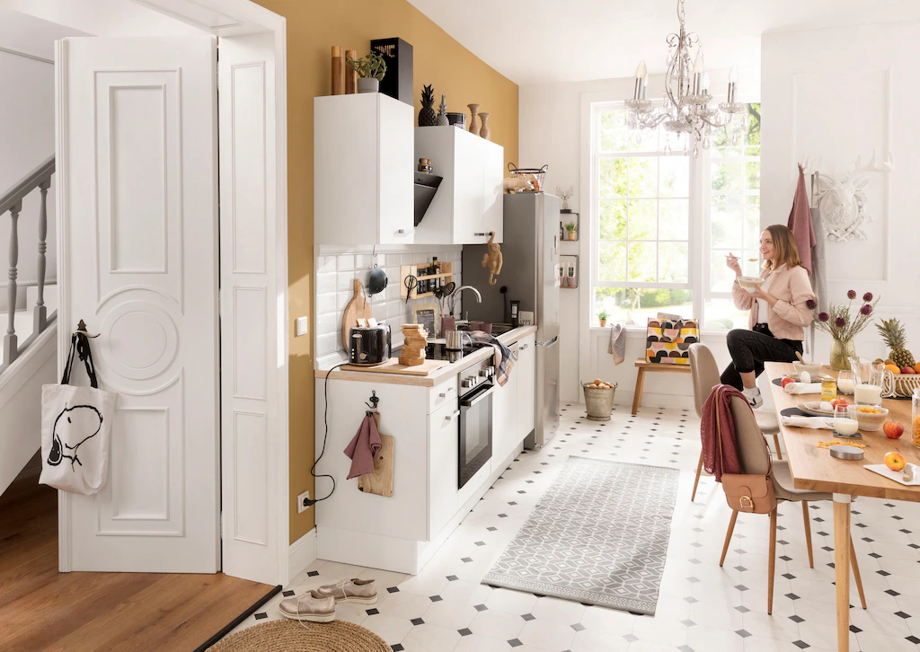 OPTIFIT Küchenzeile "Parma", ohne E-Geräte, Breite 210 cm günstig online kaufen
