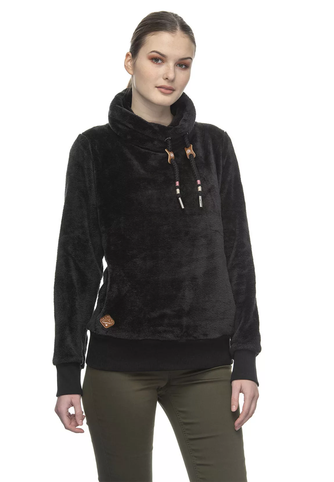 Ragwear Sweater Damen MENNY 2021-30013 Schwarz Black 1010 günstig online kaufen