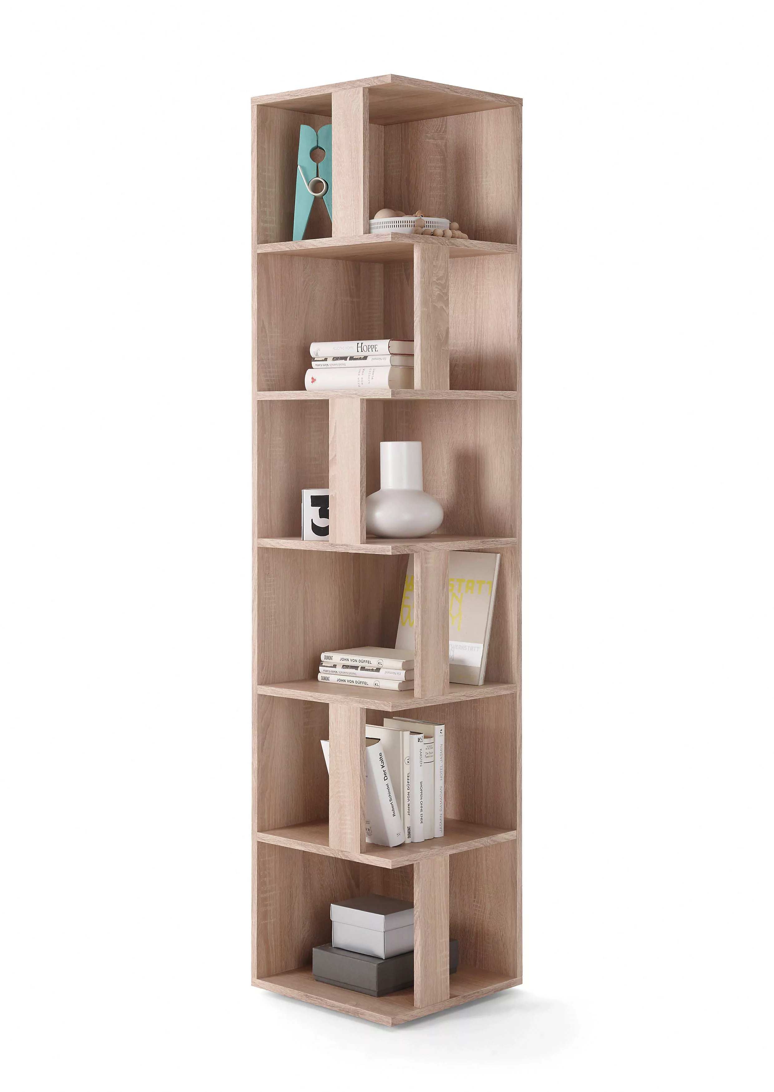 BEGA OFFICE Eckregal "Corner Shelf", mit 6 offenen Fächer, 37,5x37,5x186 cm günstig online kaufen