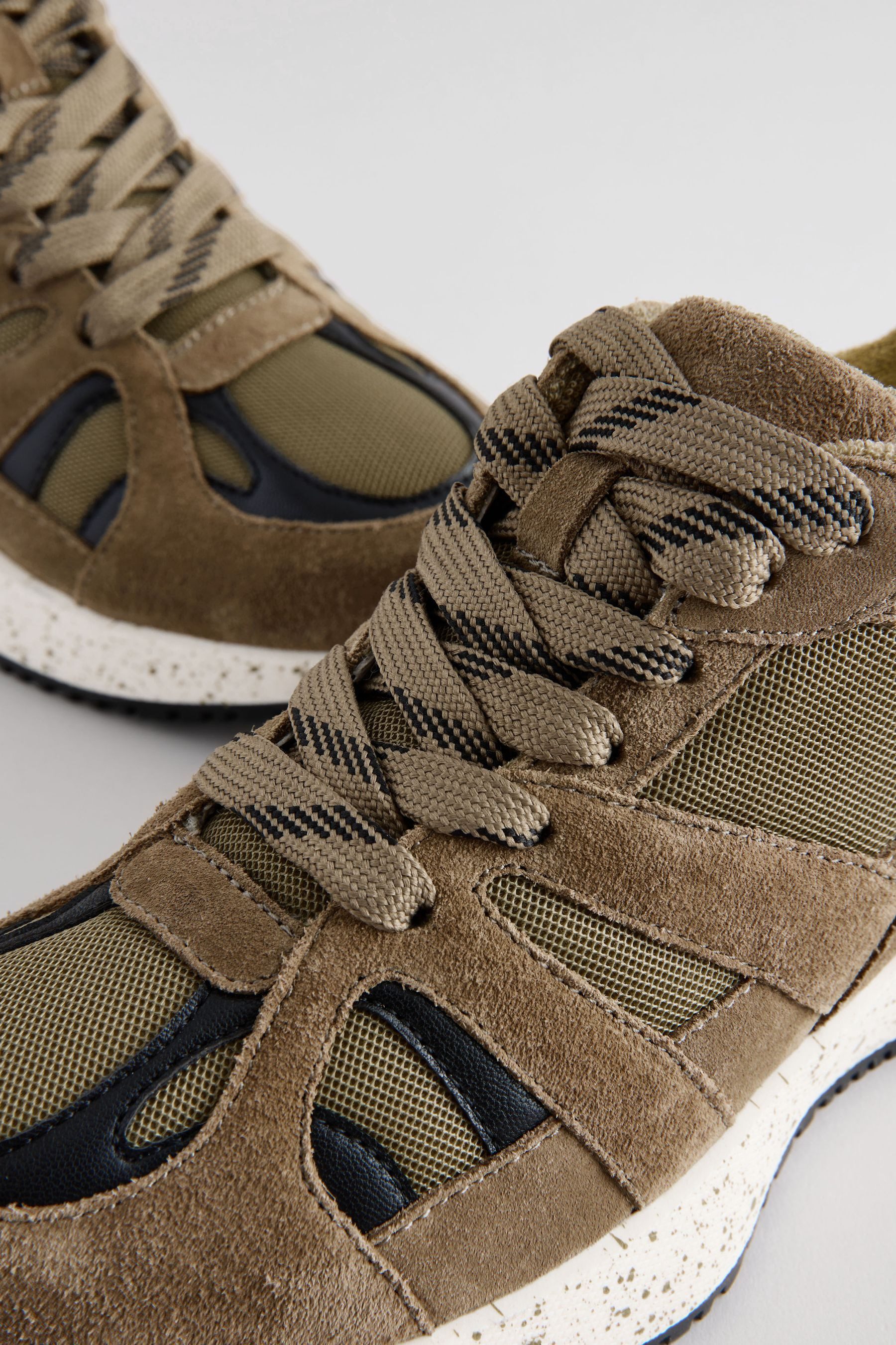 Next Forever Comfort® Ledersneaker, Veloursledereinsatz Sneaker günstig online kaufen