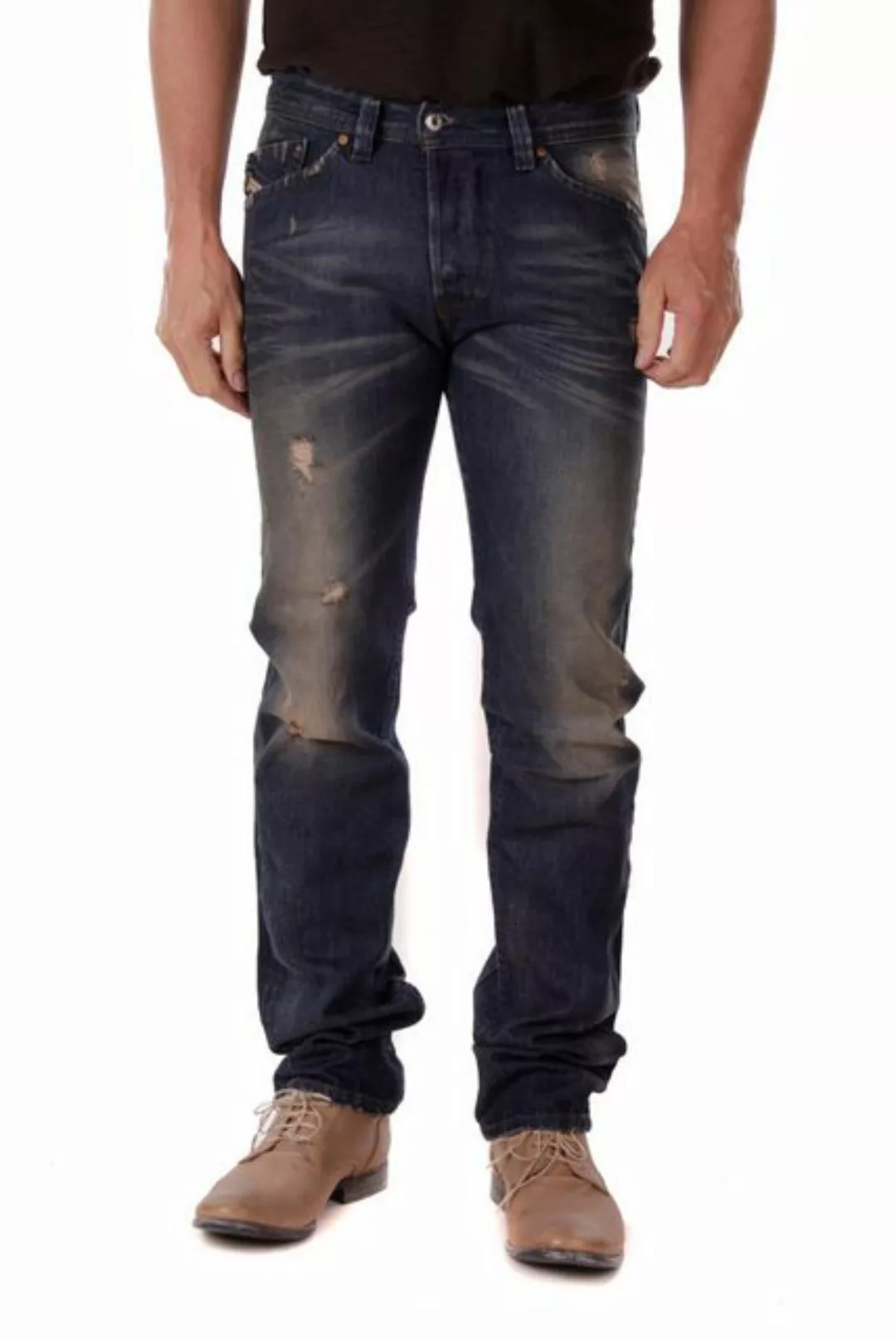 Diesel Tapered-fit-Jeans Diesel Darron 0813S Herren Jeans Hose Regular Slim günstig online kaufen