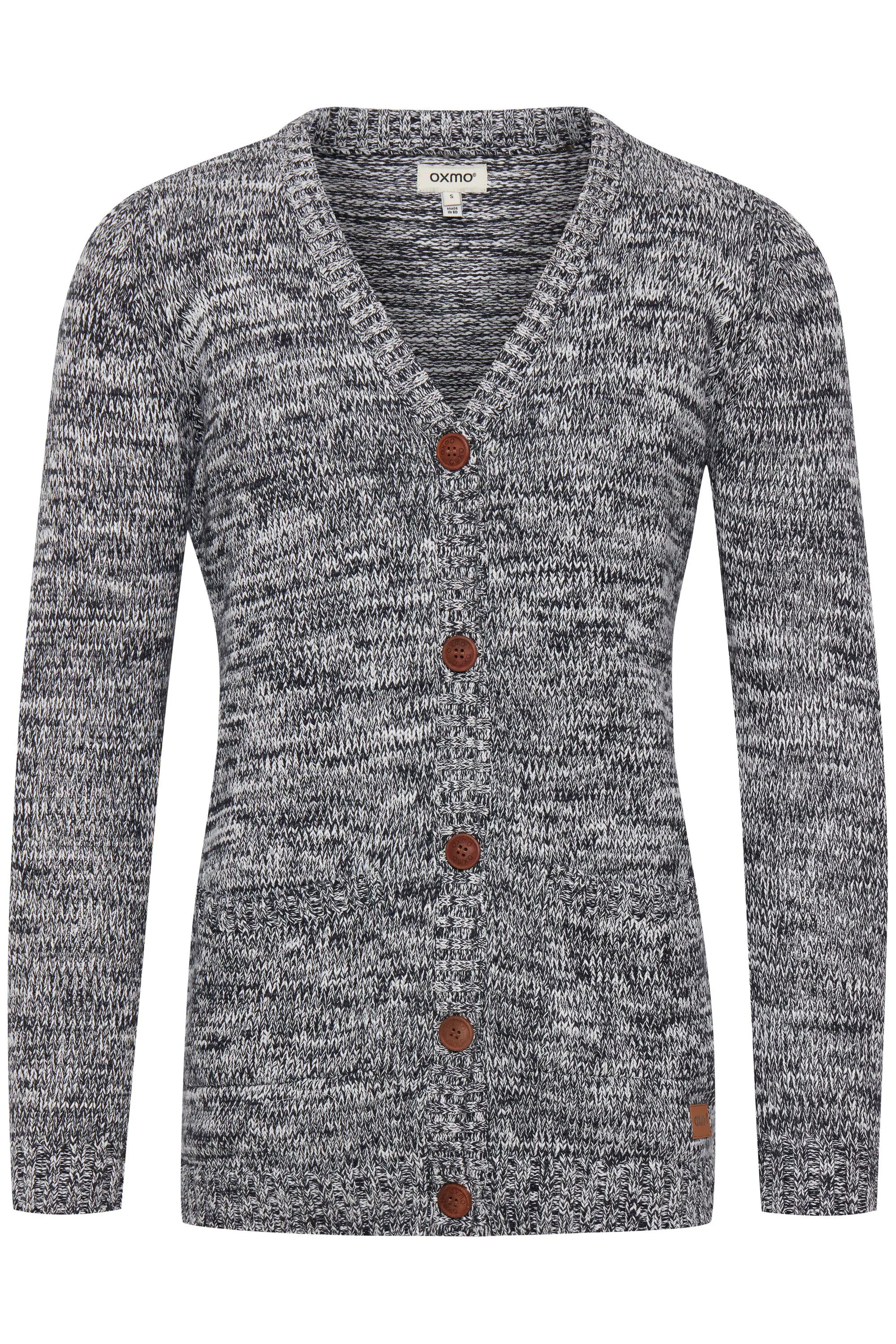 OXMO Strickjacke OXPhilemona Strickjacke mit Holzknopfleiste günstig online kaufen