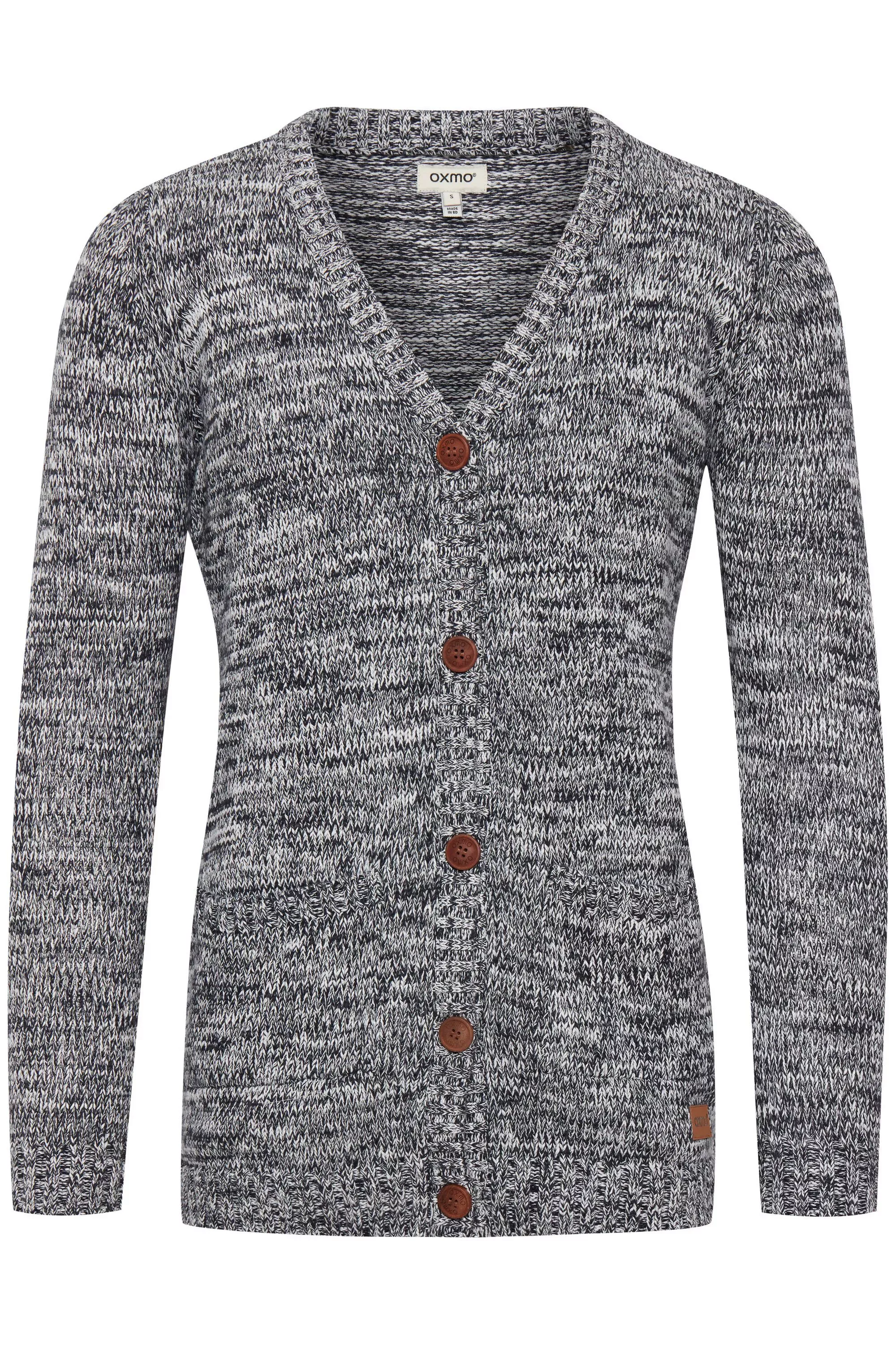 OXMO Strickjacke OXPhilemona Strickjacke mit Holzknopfleiste günstig online kaufen