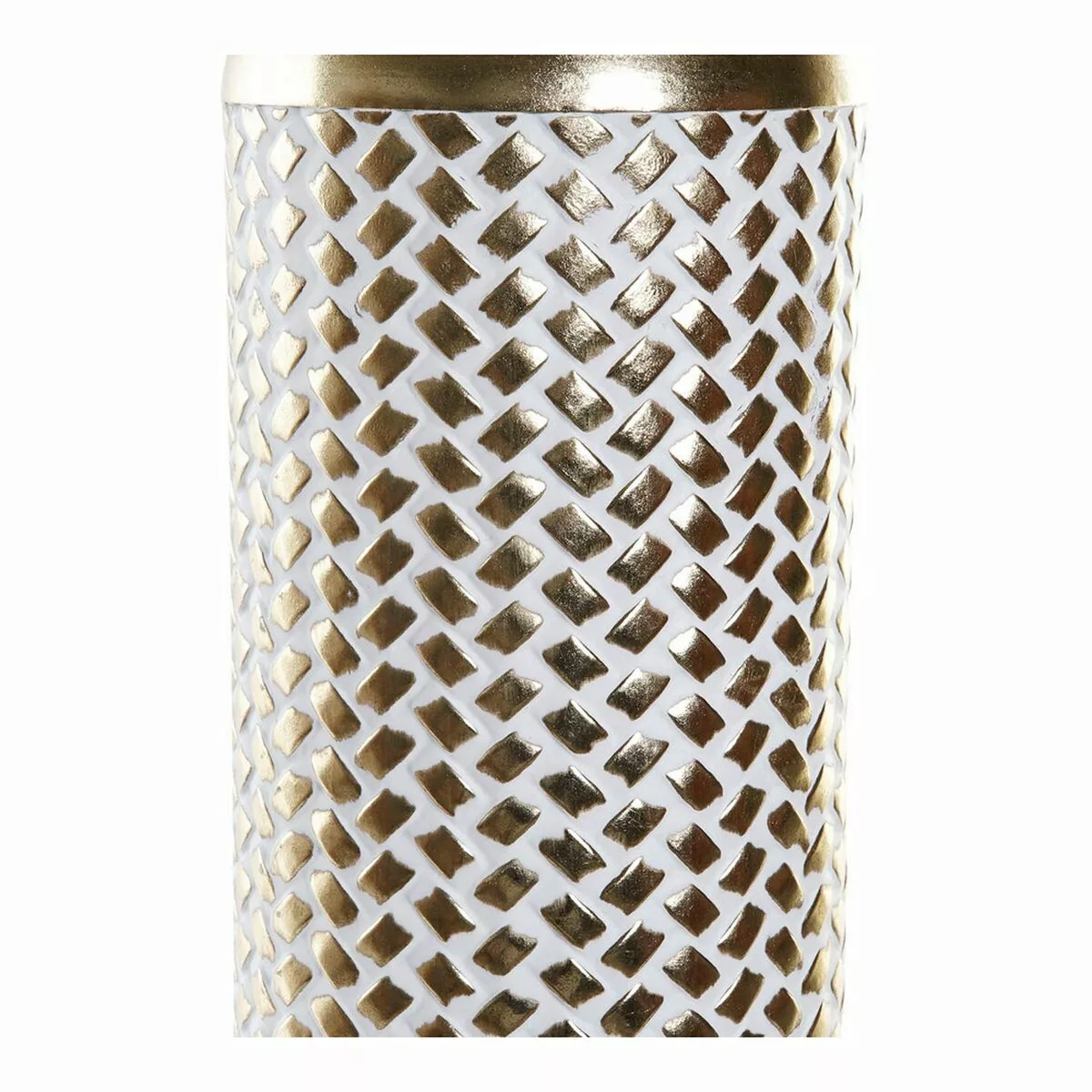 Vase Dkd Home Decor Weiß Metall (16 X 16 X 79 Cm) günstig online kaufen