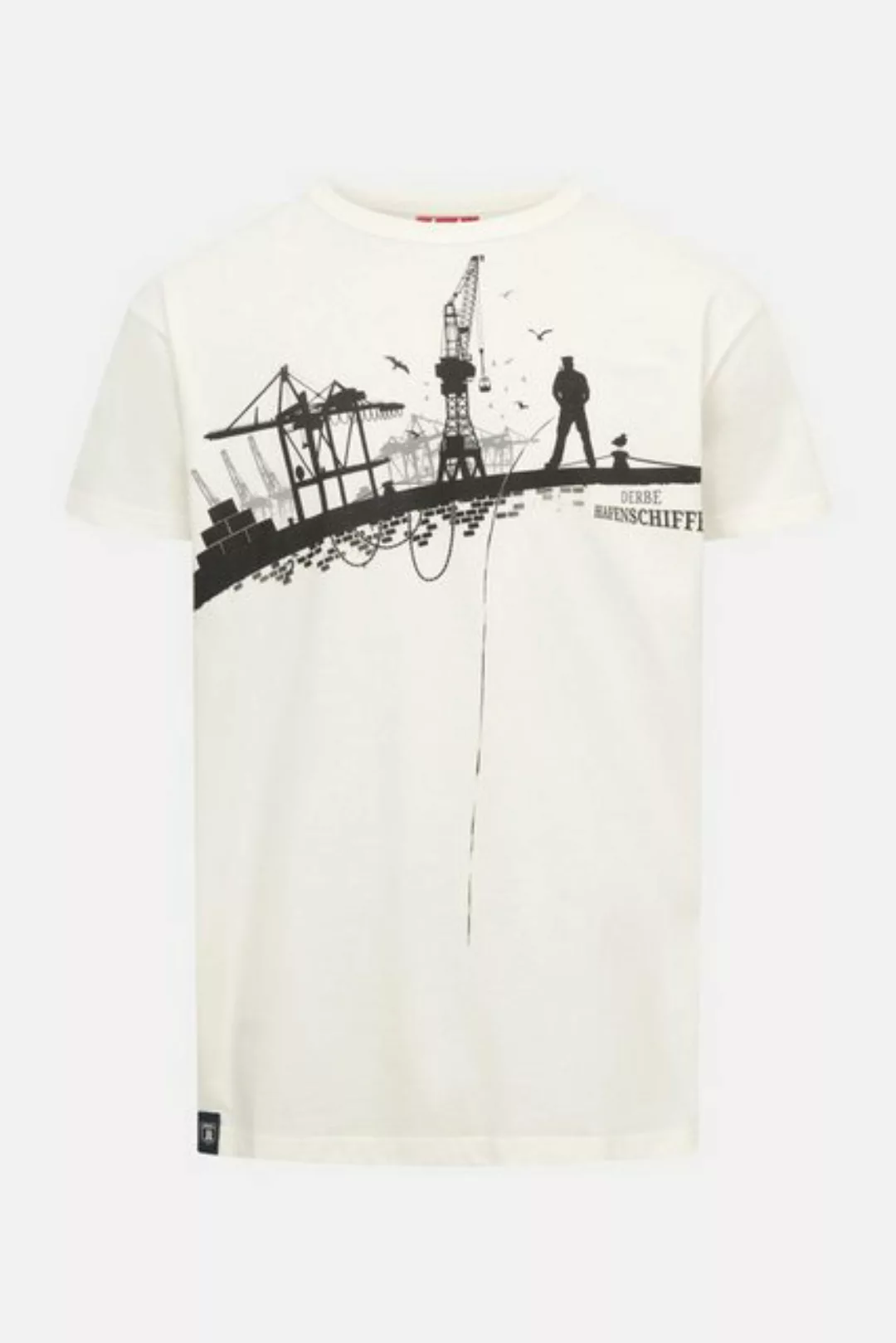 Derbe Print-Shirt Hafenschiffer Herren T-Shirt (1-tlg) günstig online kaufen