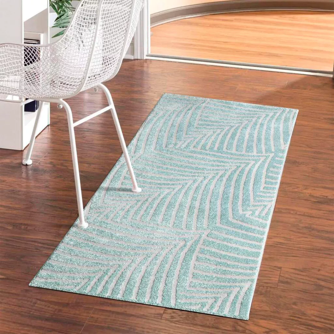 Carpet City Teppich »Friseé-Teppich FANCY 648«, rechteckig, Kurzflor,3D-Opt günstig online kaufen