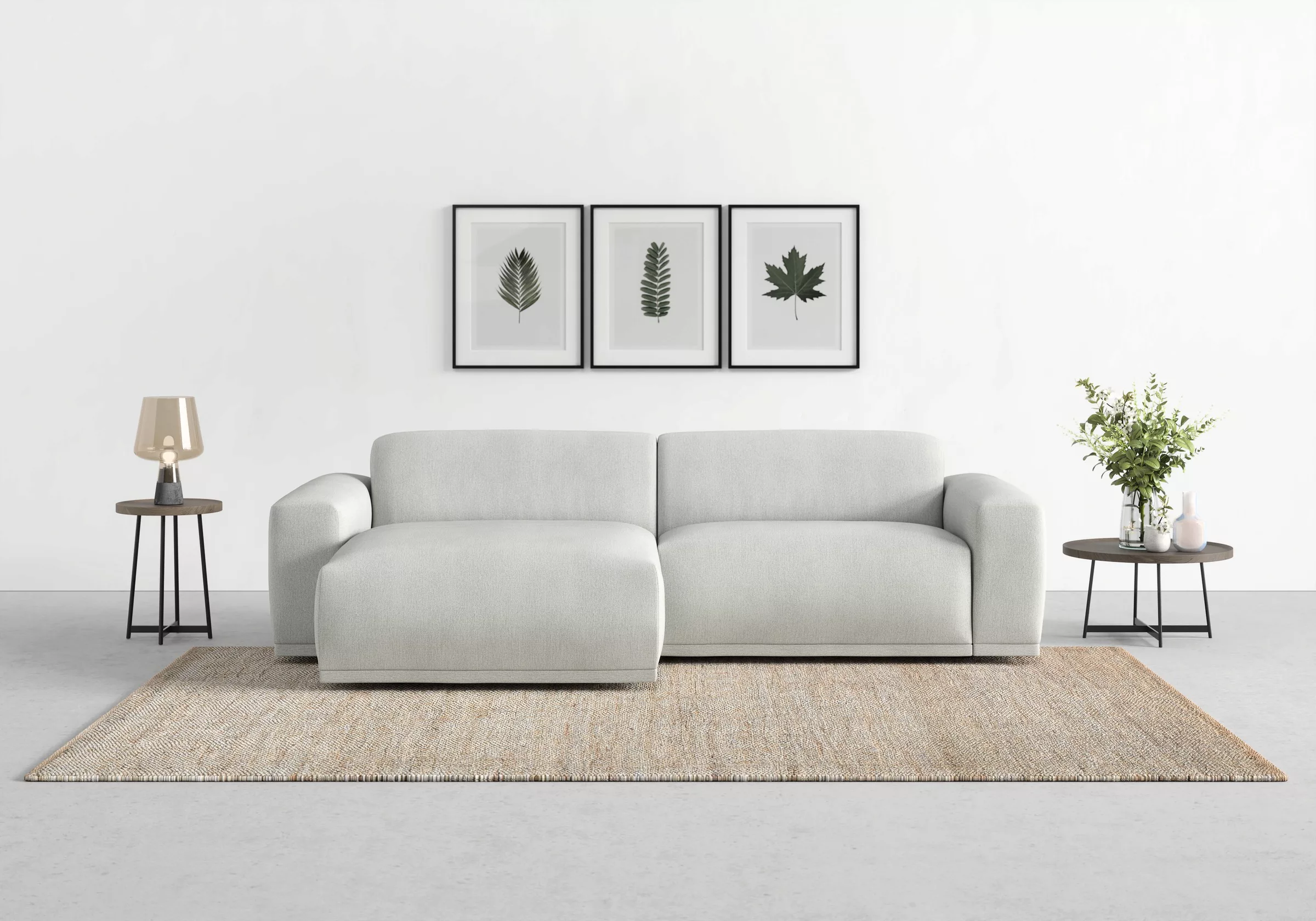 TRENDMANUFAKTUR Ecksofa Braga, mit hochwertigem Kaltschaum, L-Form, in Cord günstig online kaufen