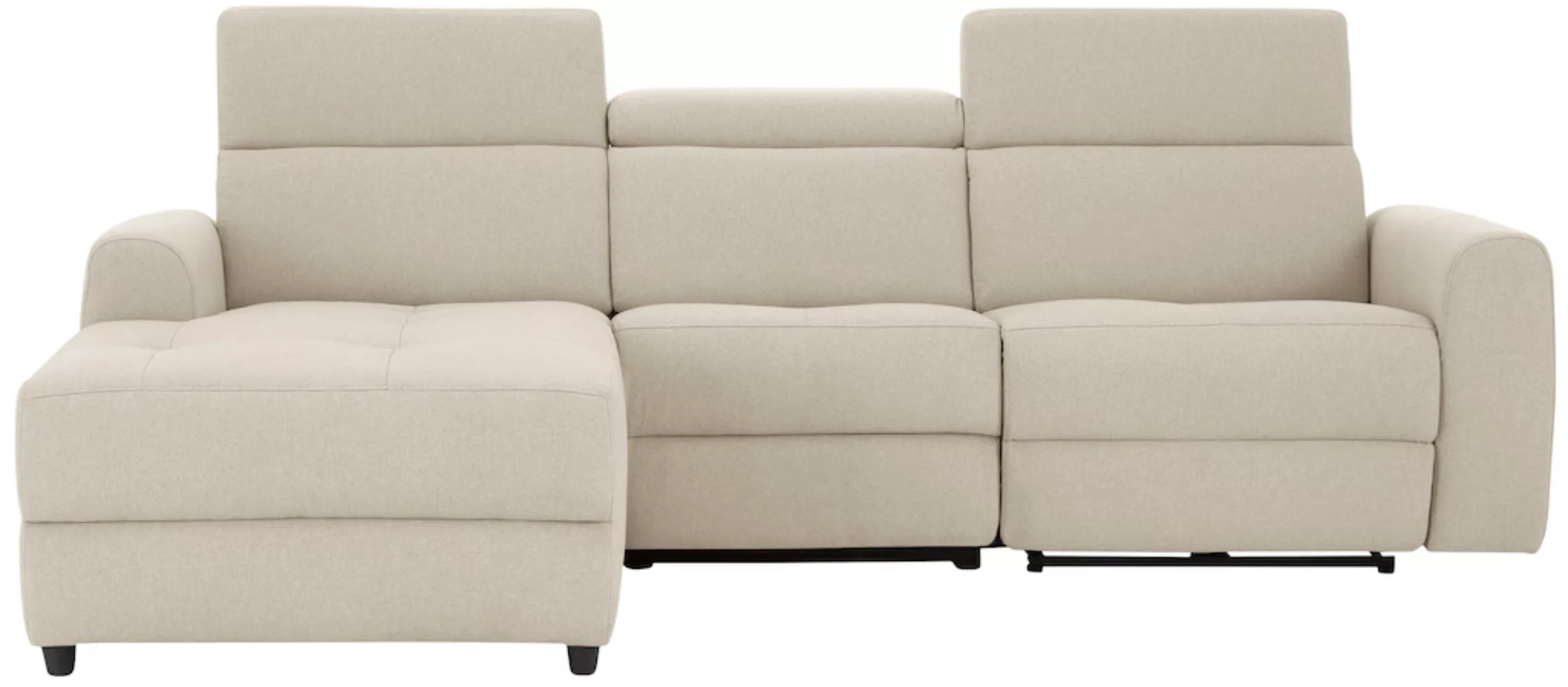 Home affaire Ecksofa "Sentrano, L-Form,", 275 cm, man. o. elektr. Relaxfunk günstig online kaufen