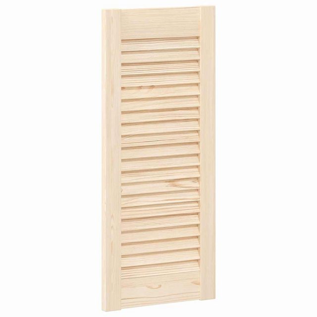 vidaXL Mehrzweckschrank Schranktür Lamellen-Design 69x29,5 cm Massivholz Ki günstig online kaufen