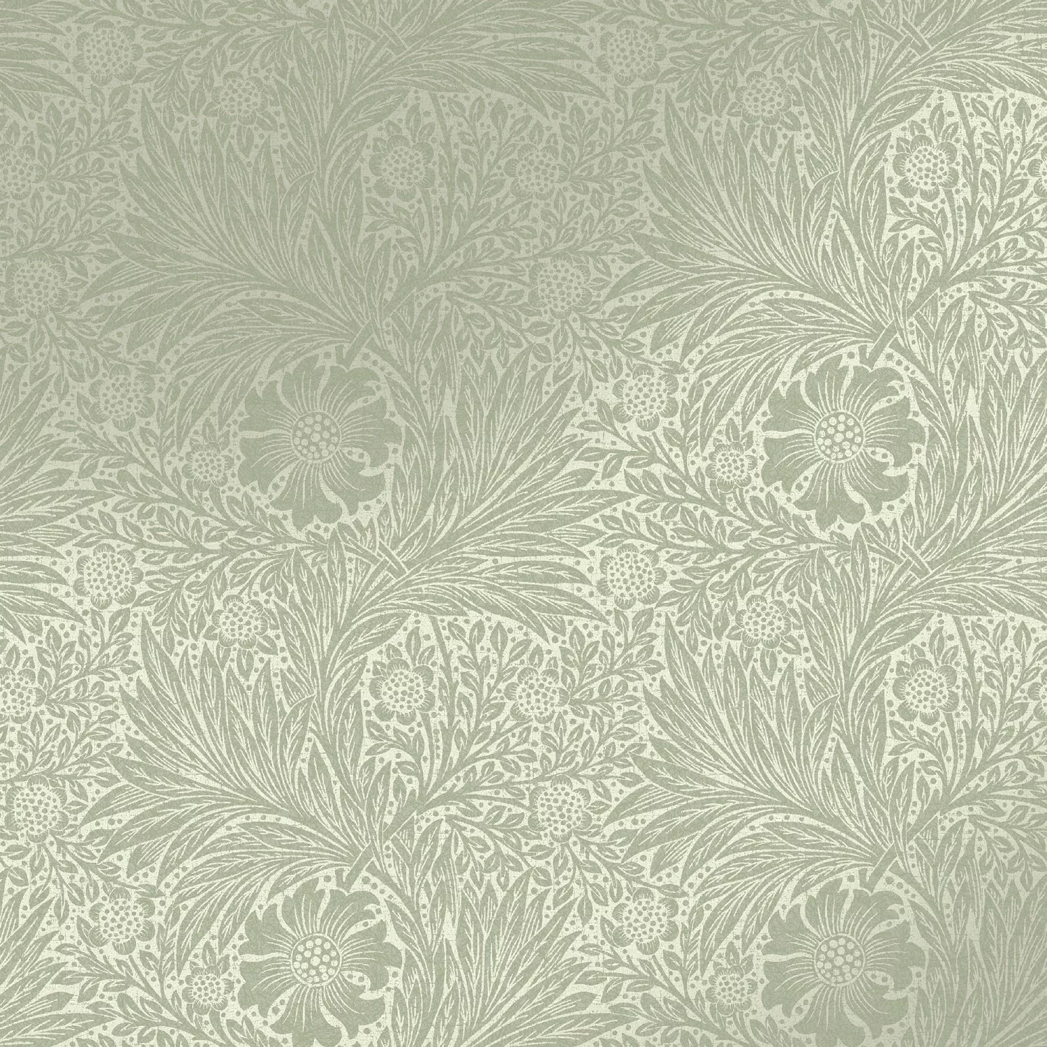 William Morris at Home Vliestapete Marigold Fibrous 10 m x 52 cm Grün FSC® günstig online kaufen