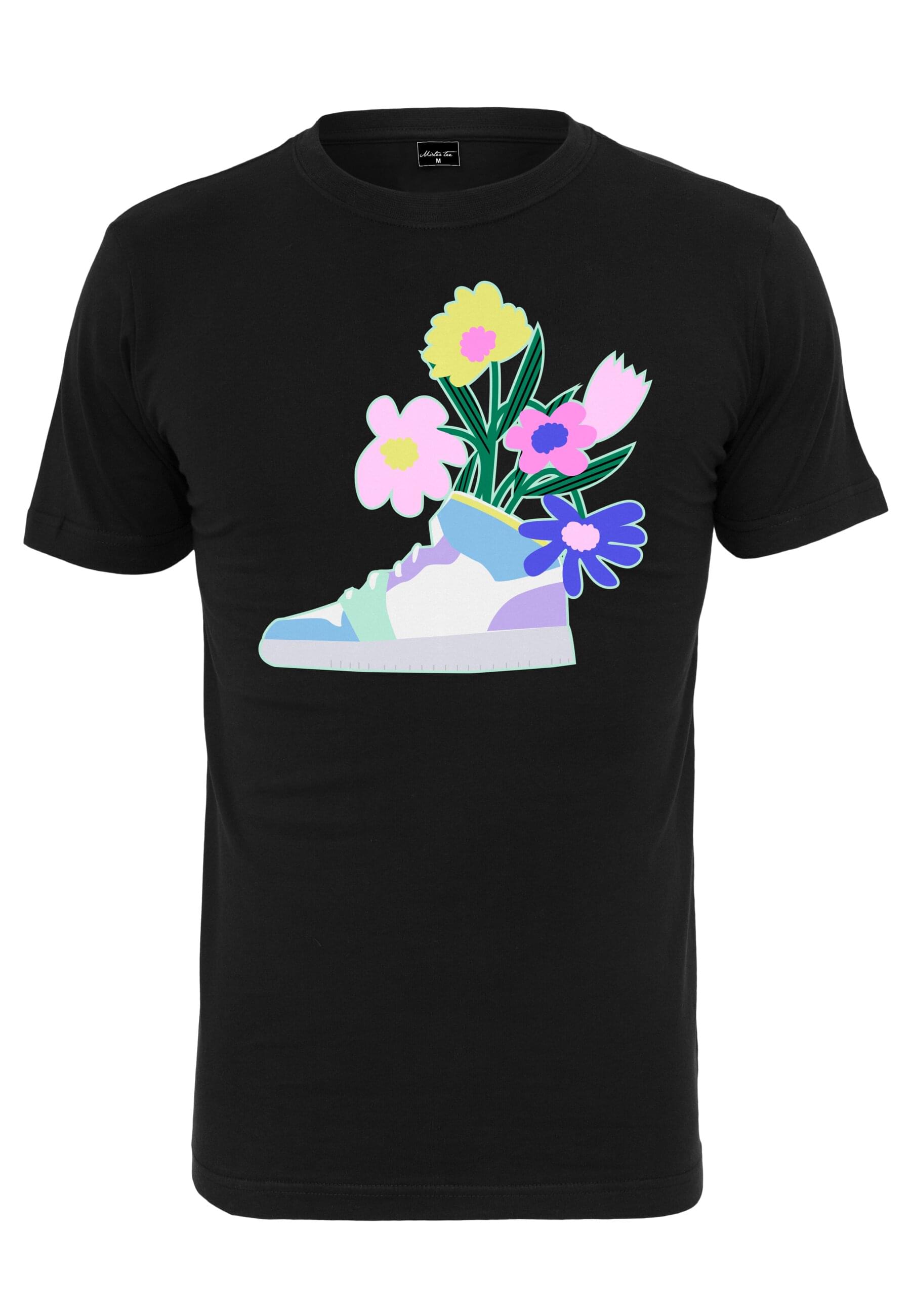 MisterTee T-Shirt "MisterTee Damen Ladies Flower Sneaker Tee", (1 tlg.) günstig online kaufen