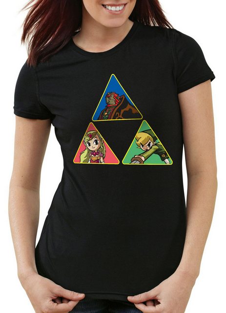 style3 T-Shirt Triforce Link Gamer Hyrule boy zelda game wild breath legend günstig online kaufen