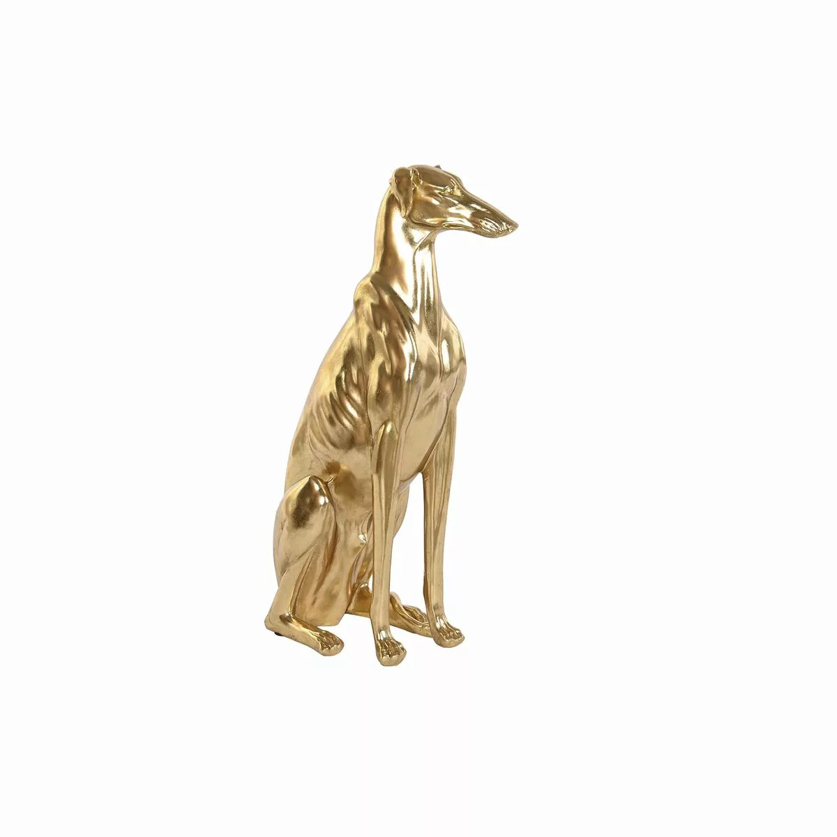 Deko-figur Dkd Home Decor Golden Harz Hund (42,5 X 25,5 X 78 Cm) günstig online kaufen