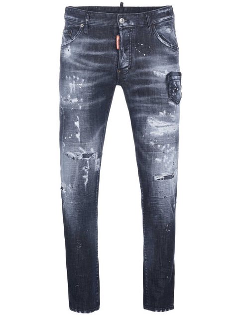 Dsquared2 Straight-Jeans Dsquared2 Skater Jeans schwarz günstig online kaufen