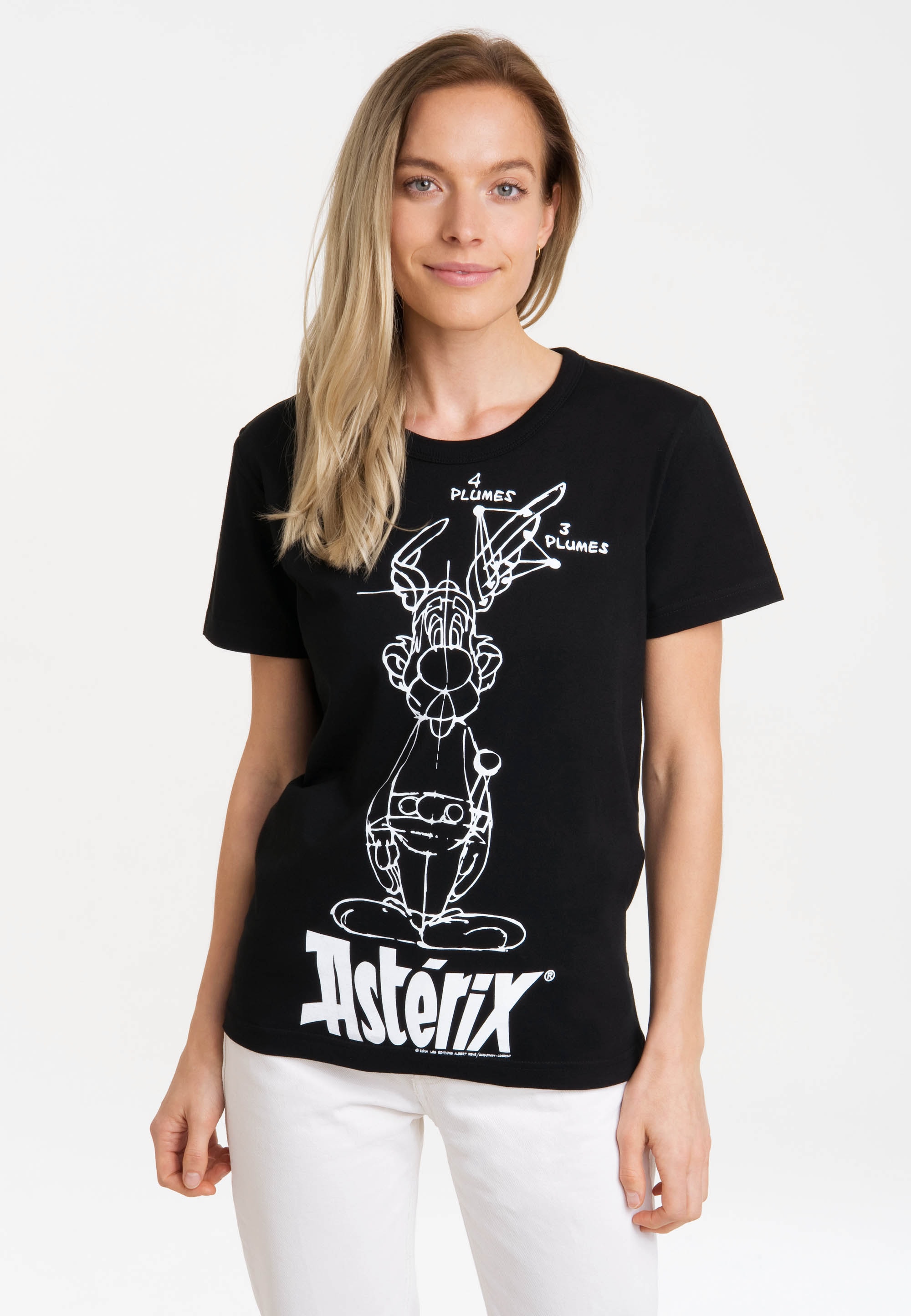 LOGOSHIRT T-Shirt "Asterix der Gallier - Asterix Skizze", mit lizenziertem günstig online kaufen