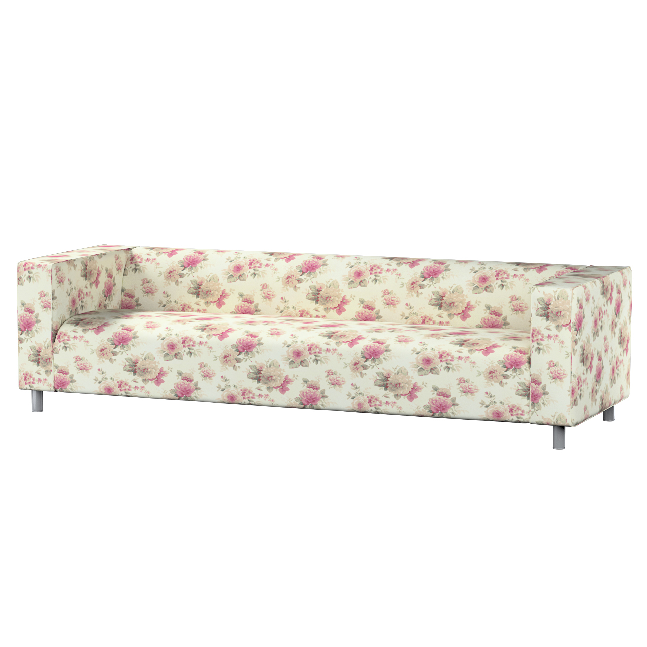 Bezug für Klippan 4-Sitzer Sofa, beige- rosa, Bezug für Klippan 4-Sitzer, L günstig online kaufen