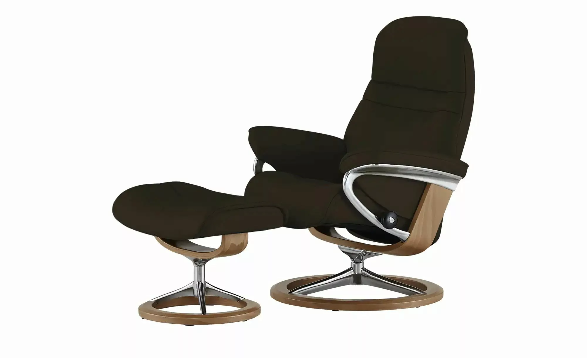 Stressless Relaxsessel mit Hocker Leder Sunrise L ¦ braun ¦ Maße (cm): B: 9 günstig online kaufen