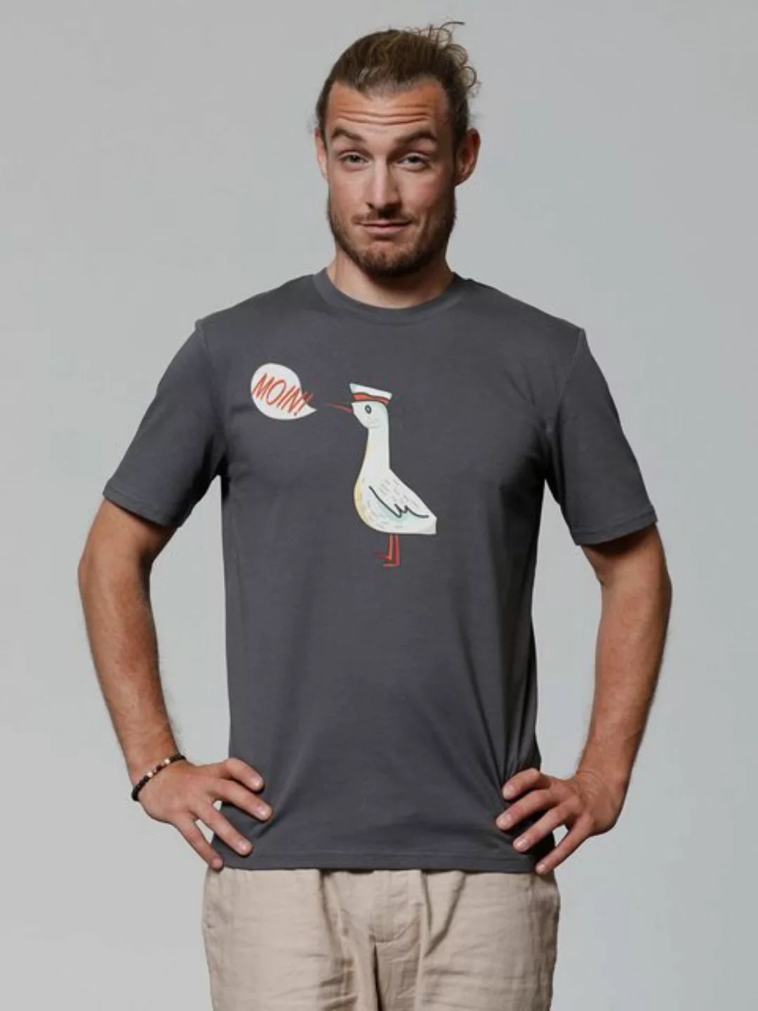 wat? Apparel Print-Shirt Moin Seagull (1-tlg) günstig online kaufen