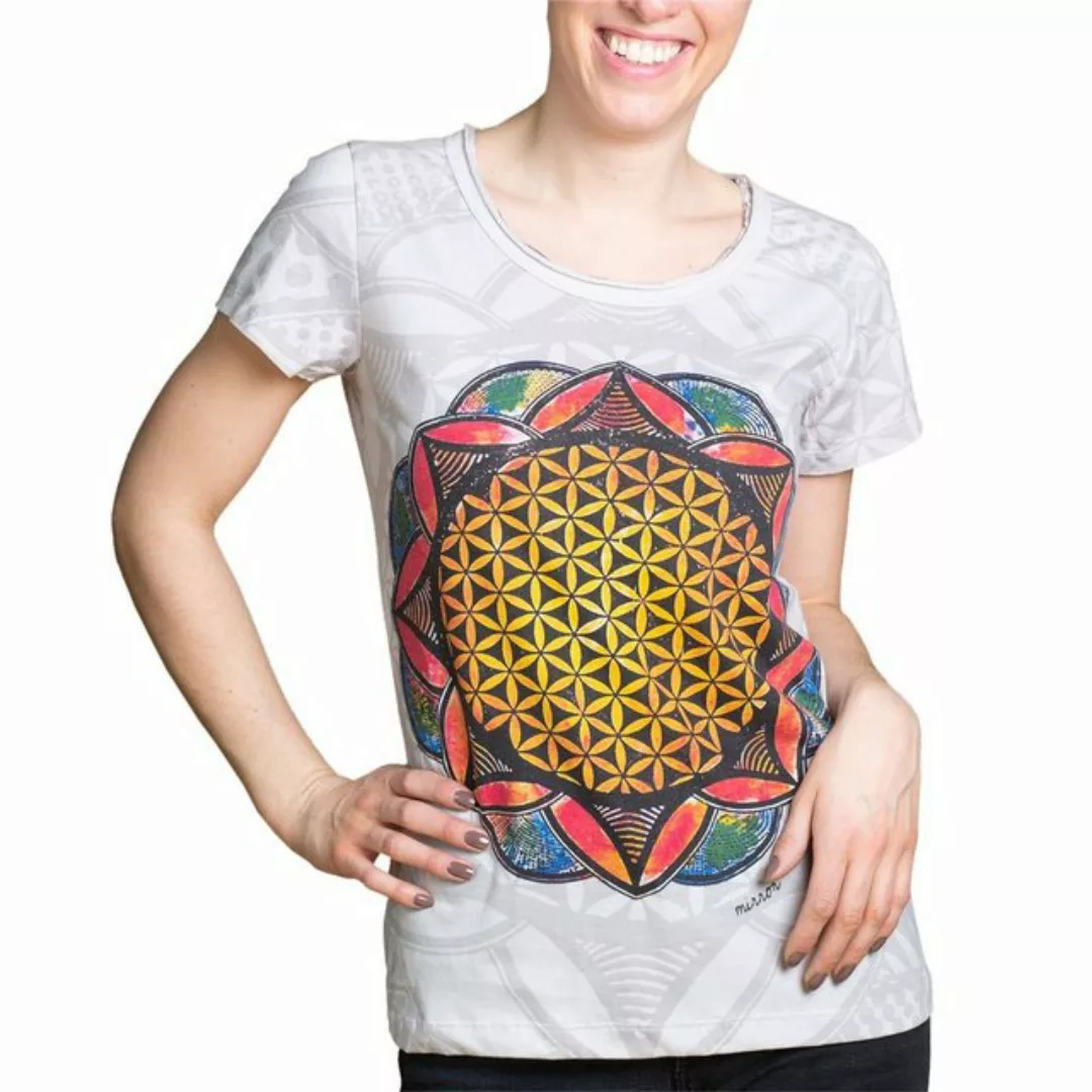 PANASIAM T-Shirt Mirror Damen T-Shirt 'Chakra' günstig online kaufen