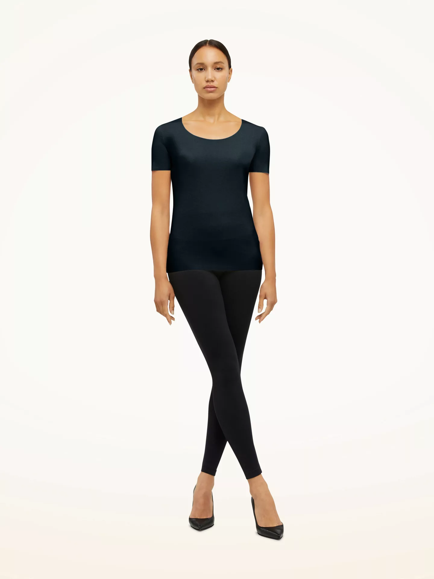 Wolford - Aurora Pure Shirt, Frau, deep night, Größe: M günstig online kaufen