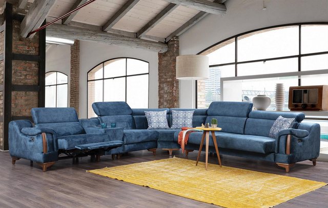 Xlmoebel Ecksofa Hochwertiges Stoff-Ecksofa in L-Form mit modernem Design f günstig online kaufen