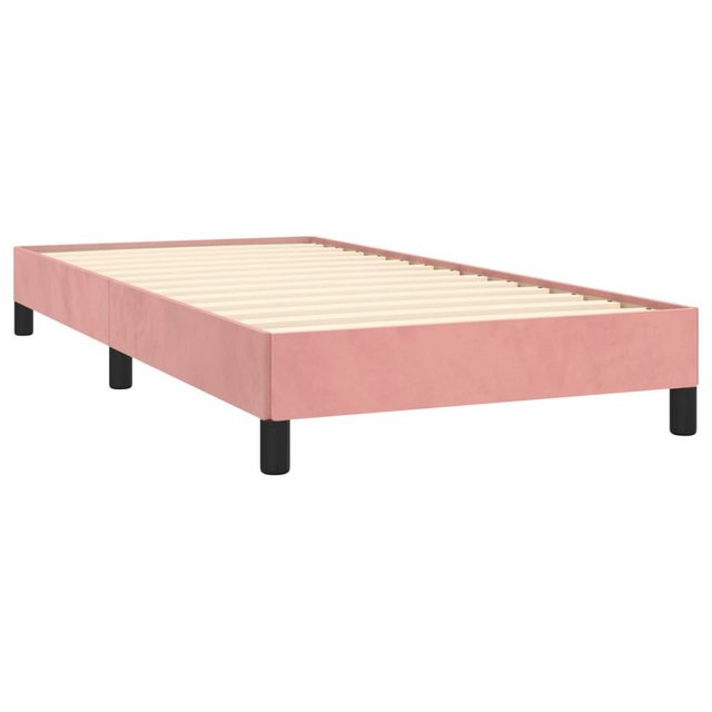 Vellora Bettgestell Bettgestell Rosa 90x200 cm Samt (1-tlg) günstig online kaufen