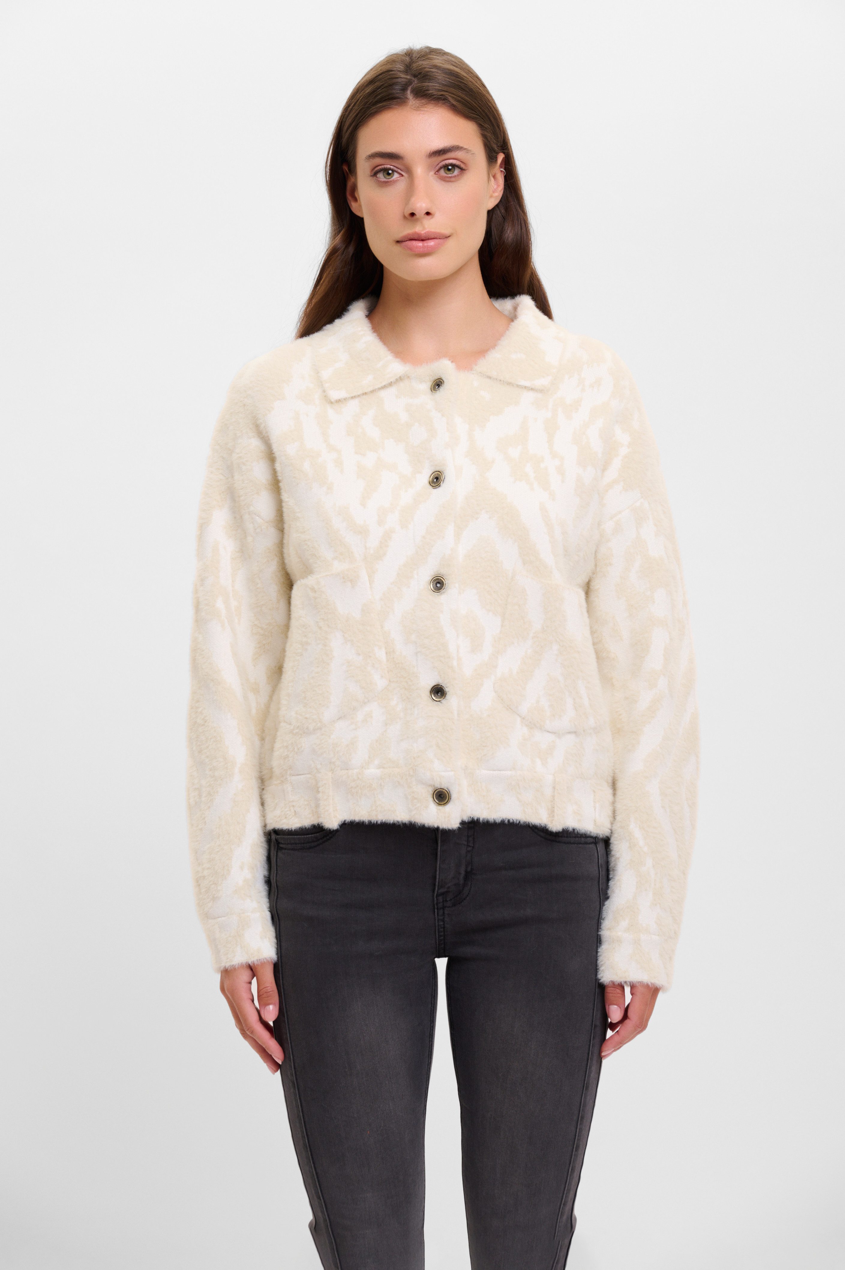 Rino & Pelle Kurzjacke mit Intarsien günstig online kaufen