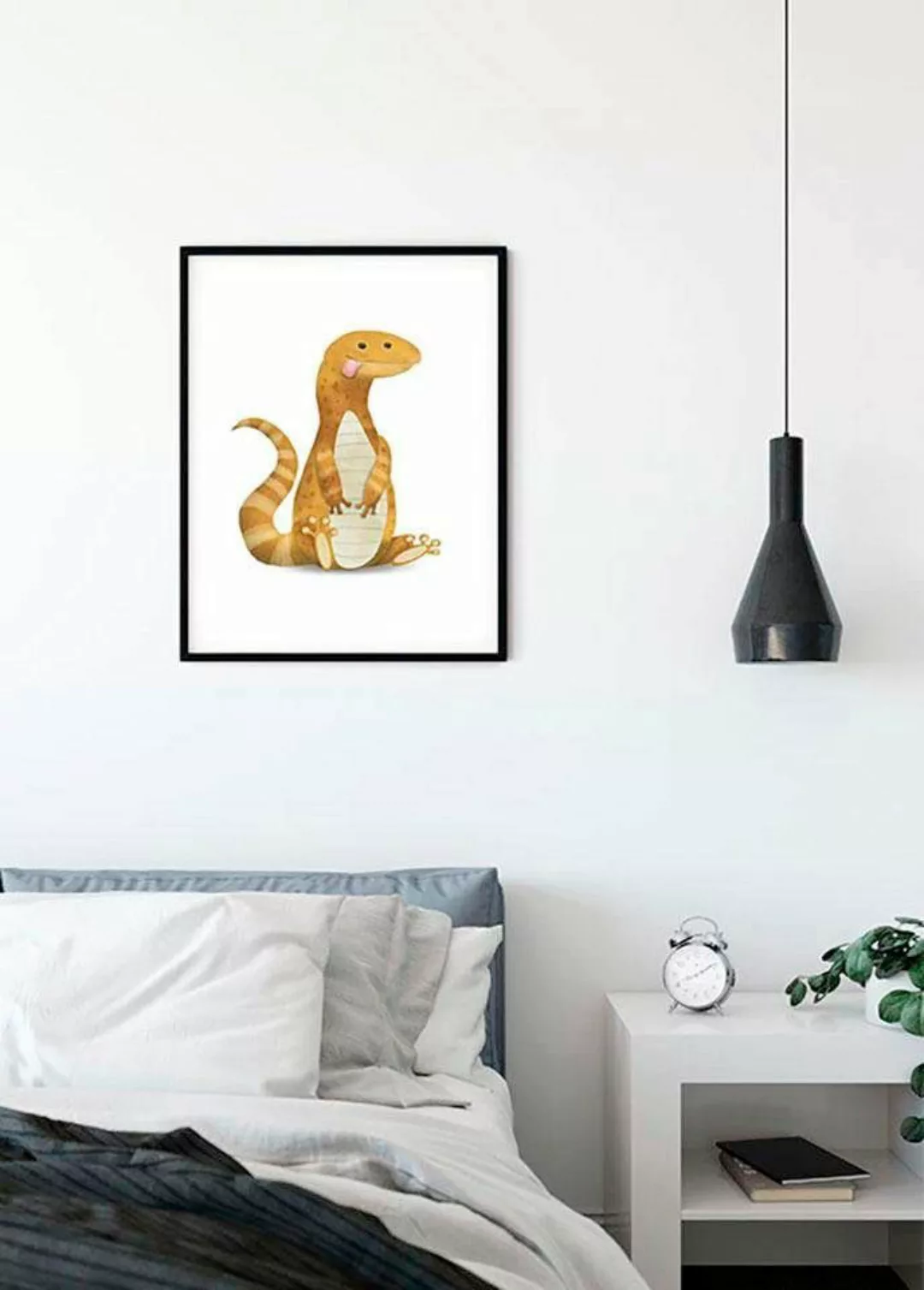 Komar Poster »Cute Animal Lizard«, Tiere, (1 St.), Kinderzimmer, Schlafzimm günstig online kaufen