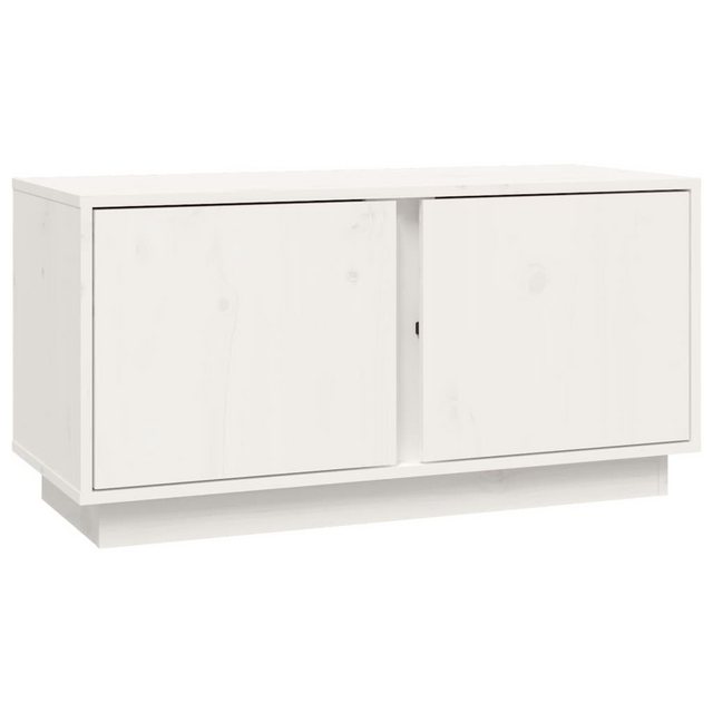 vidaXL TV-Schrank TV-Schrank Weiß 80x35x40,5 cm Massivholz Kiefer günstig online kaufen