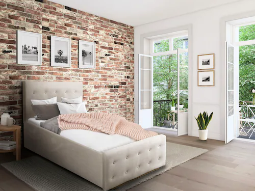 Home affaire Polsterbett "Vaine", in 5 Breiten, auch in Länge 220 cm, incl. günstig online kaufen
