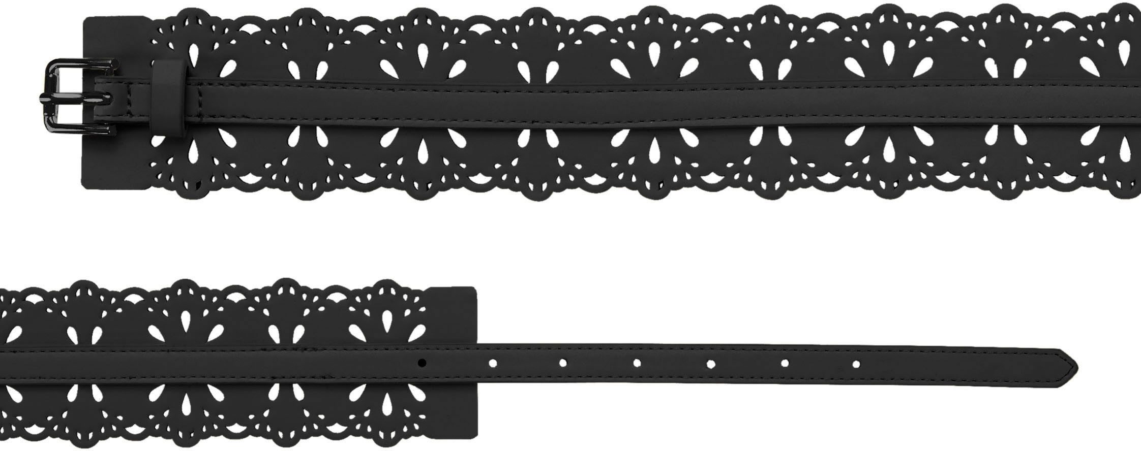 LASCANA Taillengürtel Cut-Out-Gürtel mit trendigen Cut-Outs, günstig online kaufen
