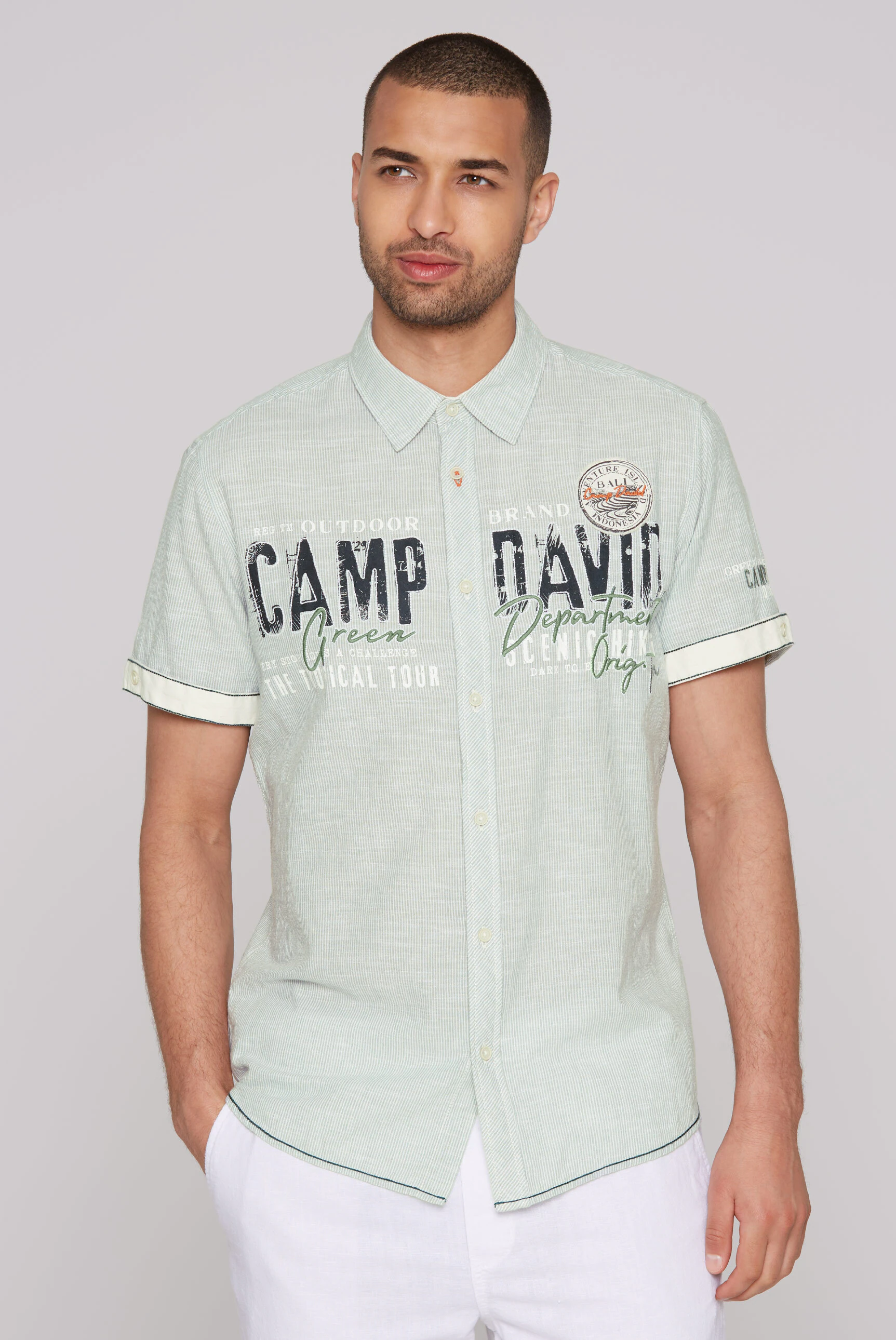 CAMP DAVID Kurzarmhemd, aus Baumwolle günstig online kaufen