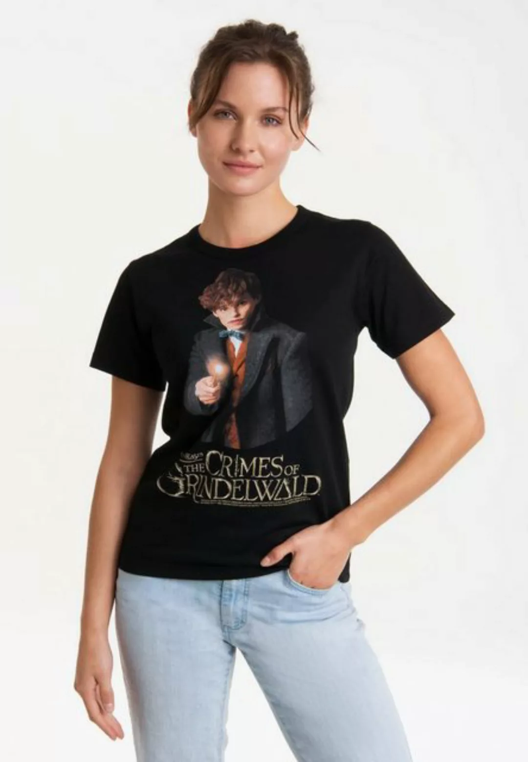 LOGOSHIRT T-Shirt "Fantastic Beasts – Newt Scamander", mit lizenziertem Pri günstig online kaufen