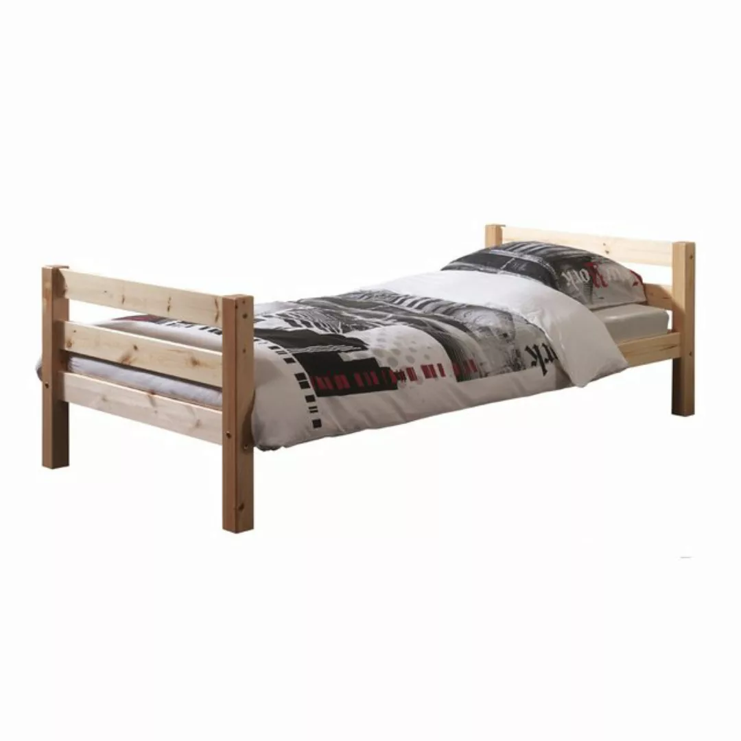 Gästebett Gästezimmer PINOO-12 mit Liegefläche 90x200 cm in Kiefer massiv w günstig online kaufen