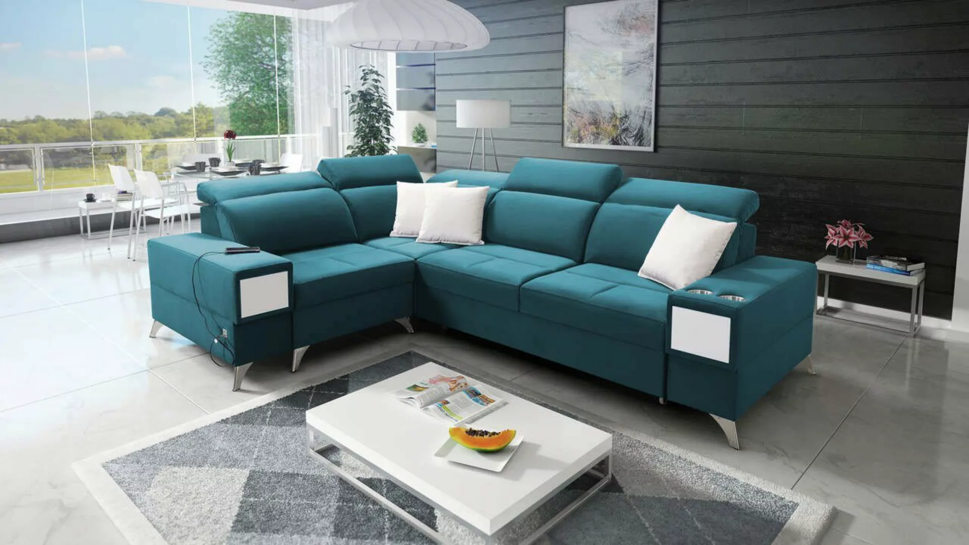 Best for Home Ecksofa Daisy II Luxus und Elegantes mit Schlaffunktion und B günstig online kaufen