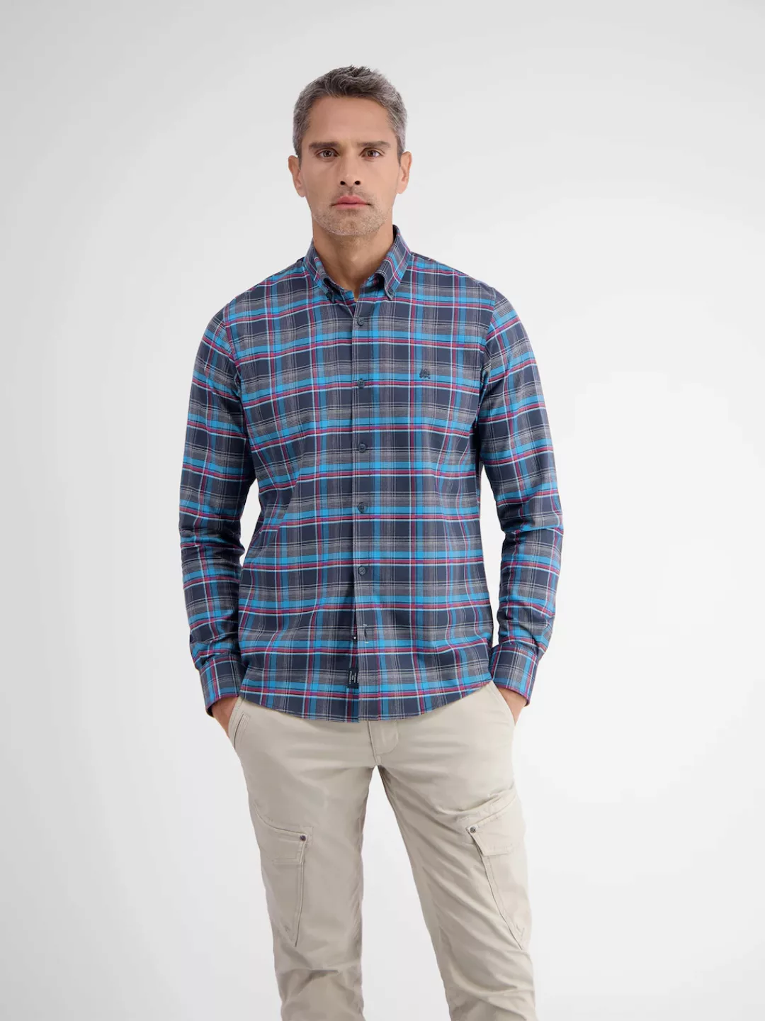 LERROS Langarmhemd "LERROS Langarmhemd, BIG FLANNELCHECK" günstig online kaufen