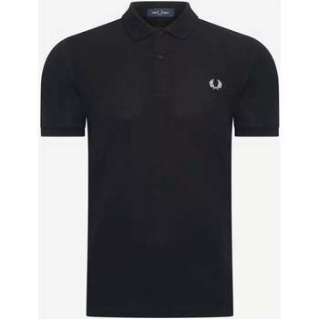 Fred Perry  T-Shirts & Poloshirts Schlichtes  Hemd – schwarz weiß günstig online kaufen