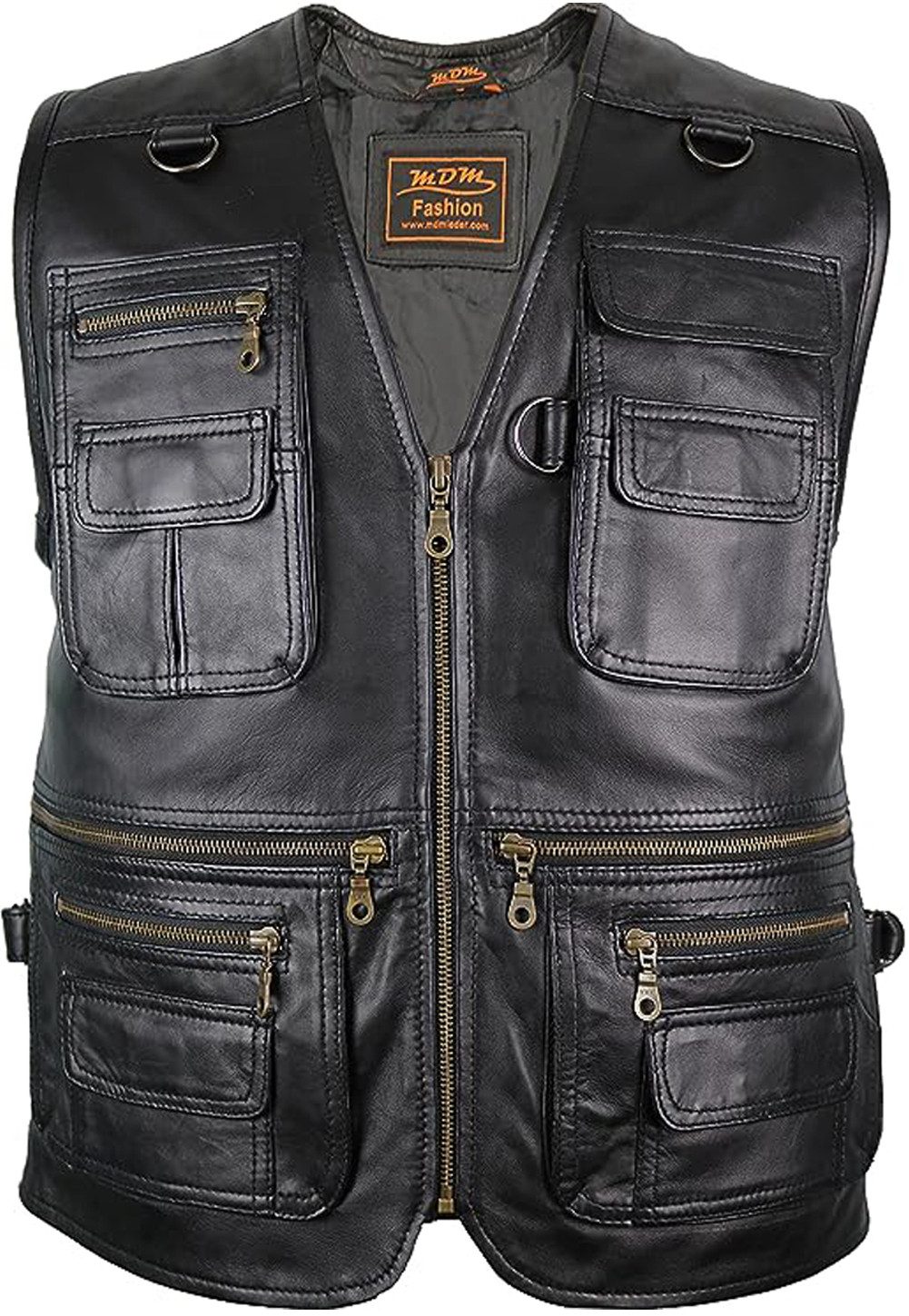 MDM Lederweste Herren Freizeit Lederweste Outdoor günstig online kaufen