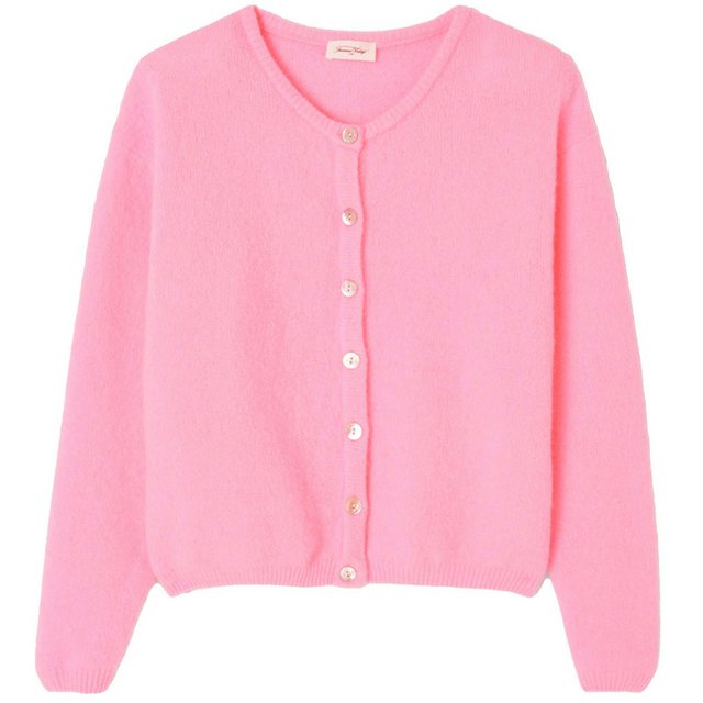 American Vintage Cardigan Cardigan VITOW mit Alpaka in Rosa günstig online kaufen