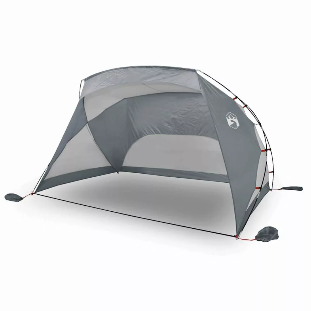 vidaXL Kuppelzelt Strandzelt Grau 274x178x170/148 cm günstig online kaufen