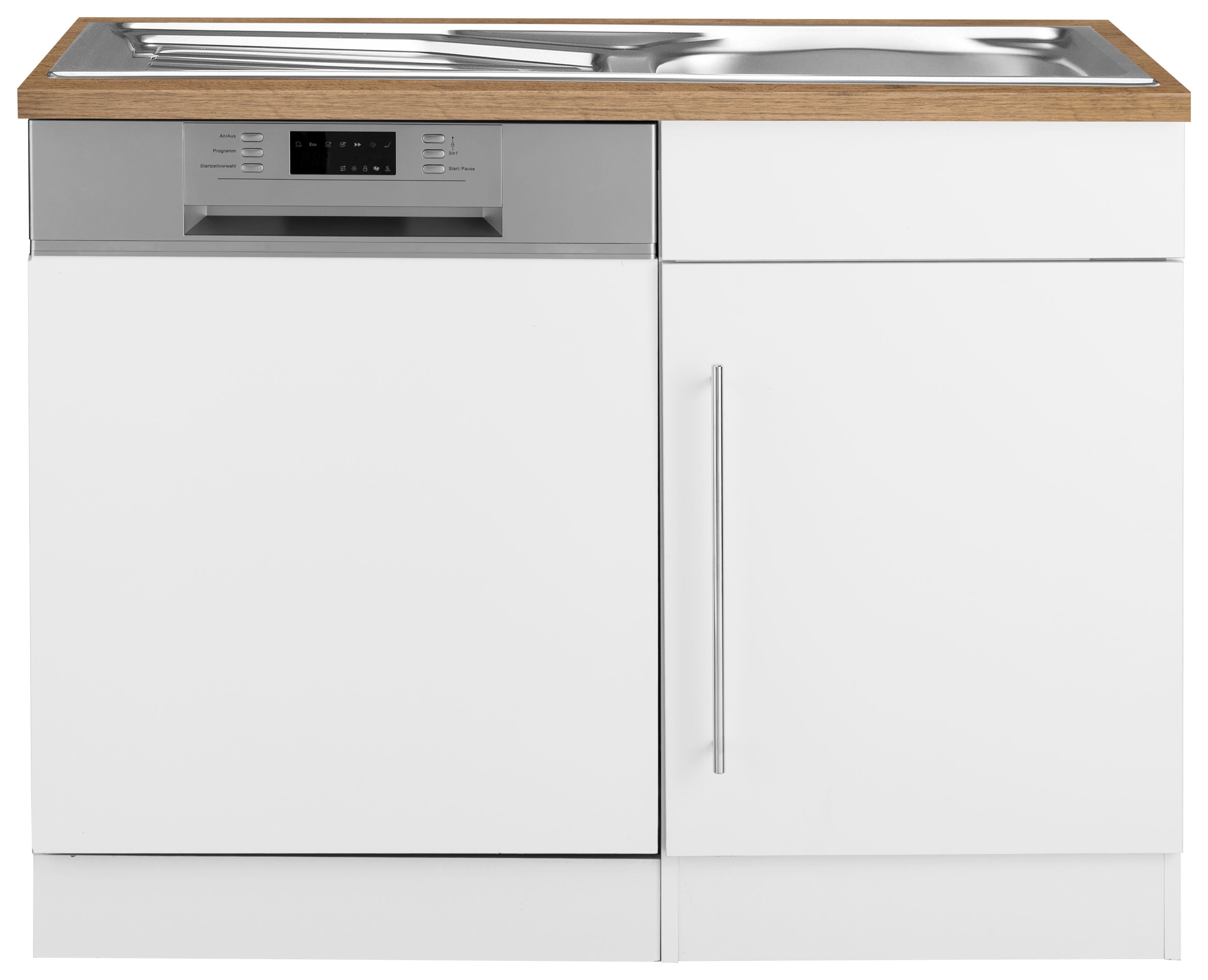 KOCHSTATION Spülenschrank "KS-Samos", 110 cm breit, inkl. Tür/Sockel für Ge günstig online kaufen