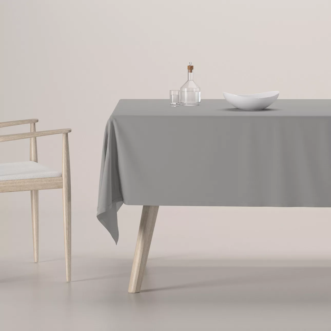 Rechteckige Tischdecke, grau, Crema (144-70) günstig online kaufen