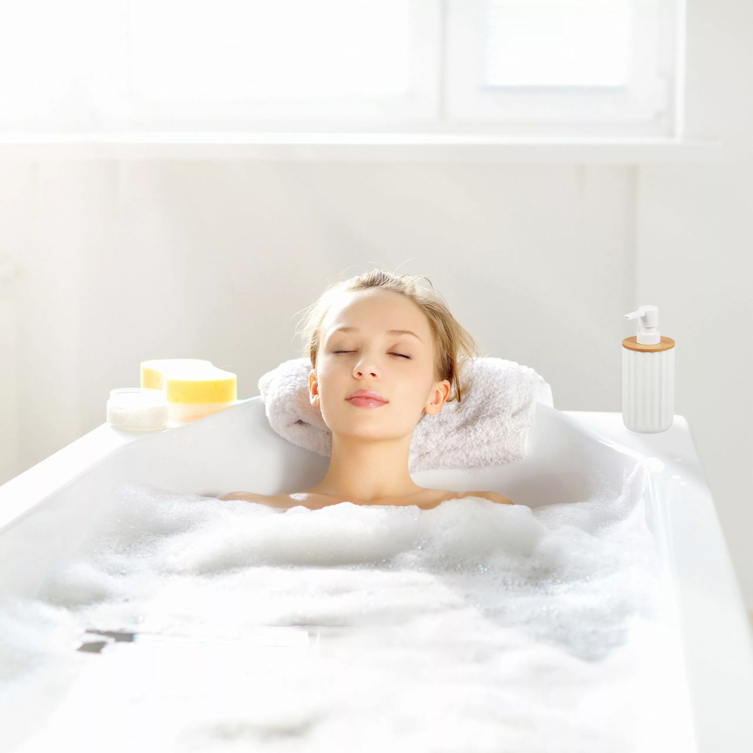 relaxdays Seifenspender 2 x Seifenspender mit günstig online kaufen