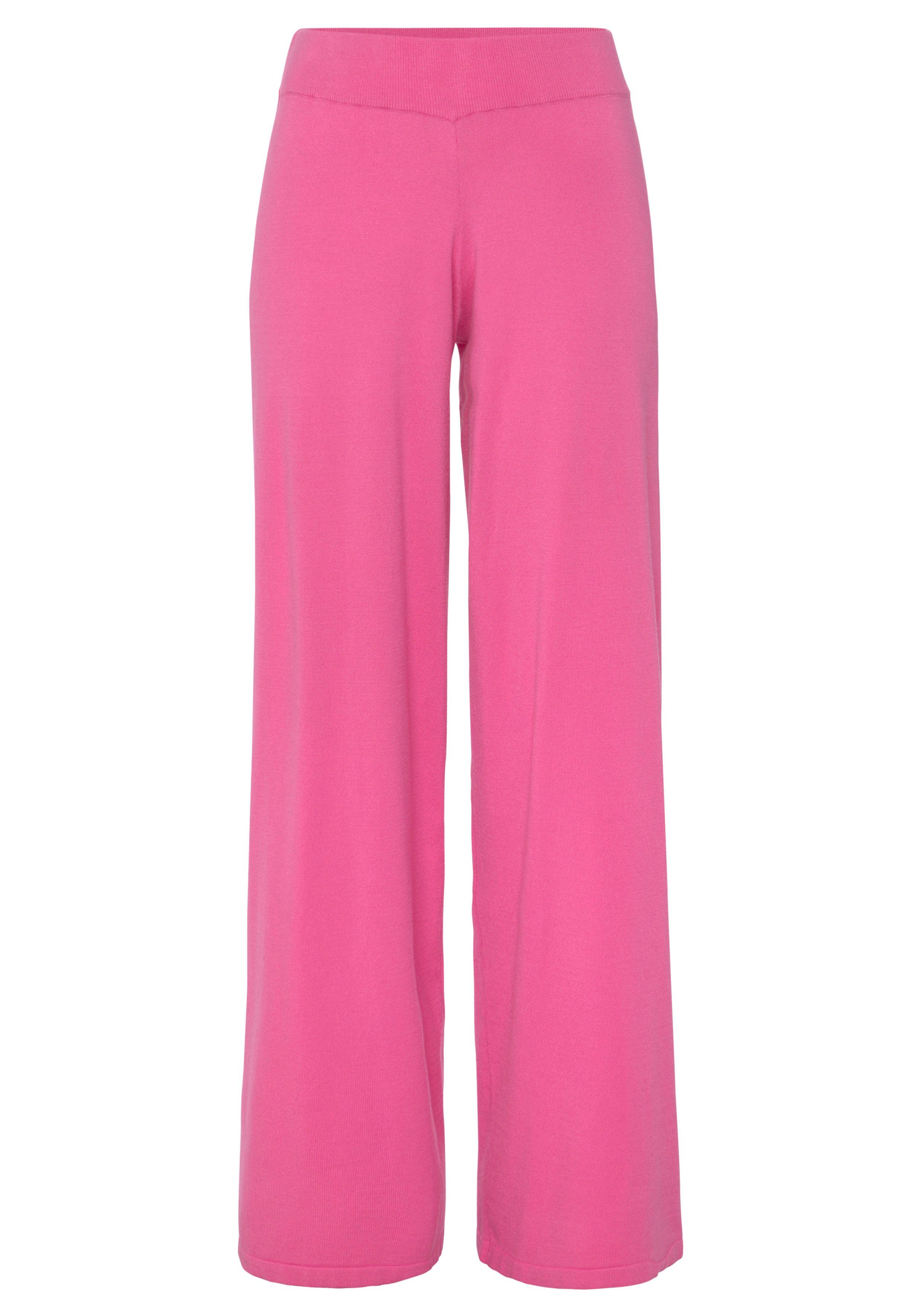 LASCANA Strickhose, mit weitem Bein, Loungewear günstig online kaufen