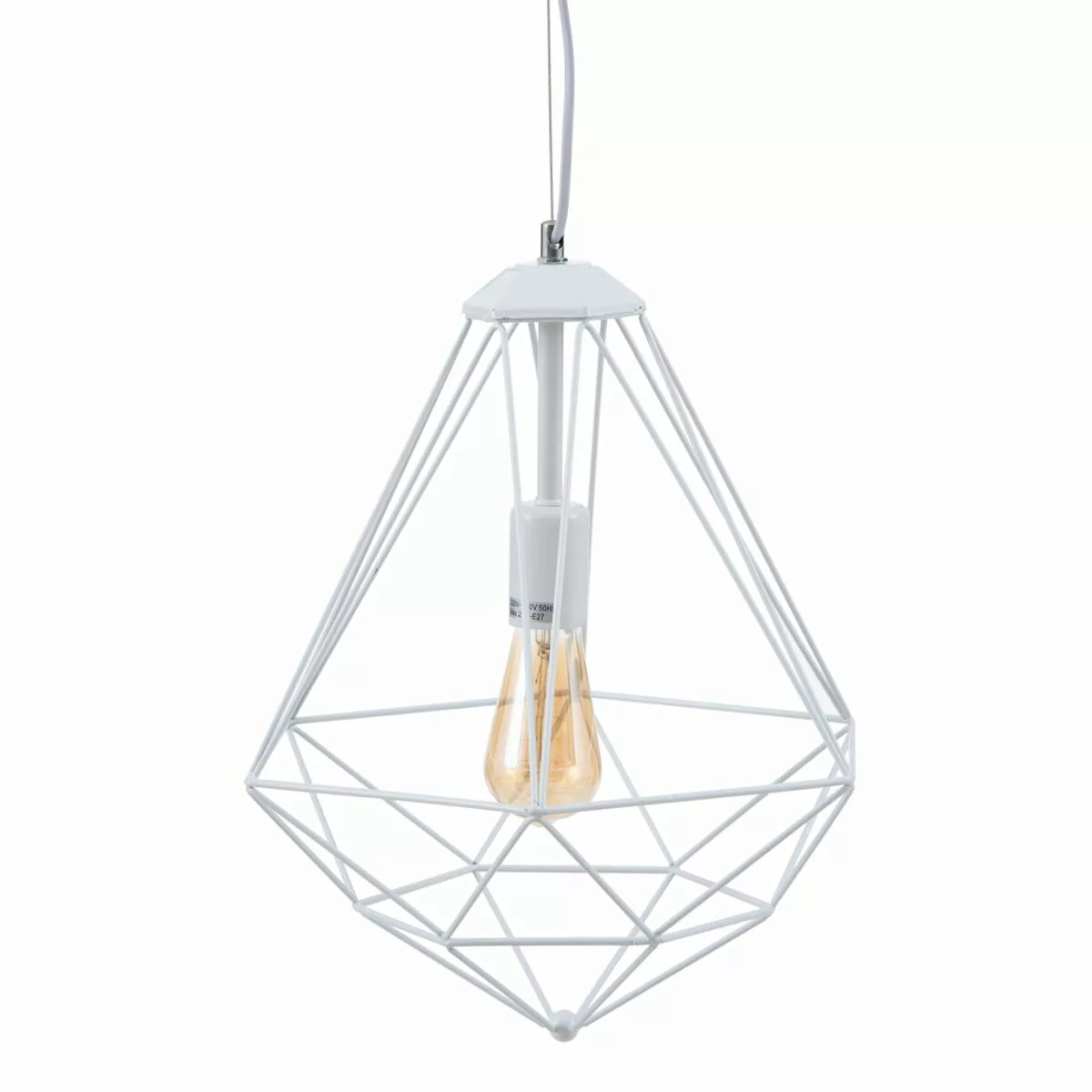 Deckenlampe Metall Weiß 34 X 34 X 39 Cm günstig online kaufen